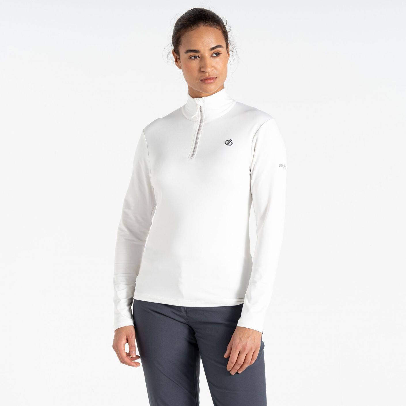 Dare2b Maglia Sottogiacca Lowline II Stretch Cream da Donna