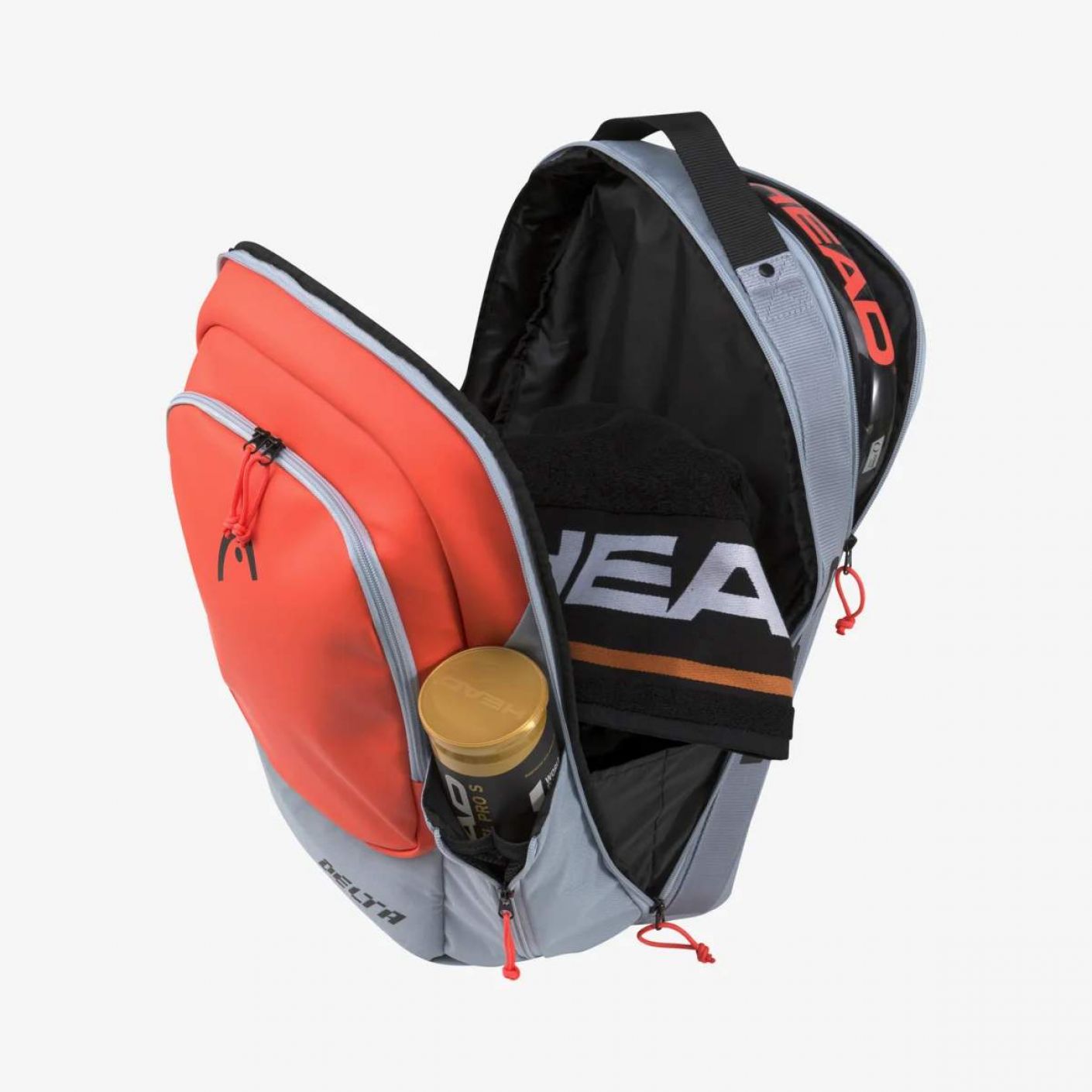 Head Delta Rucksack Grau/Orange