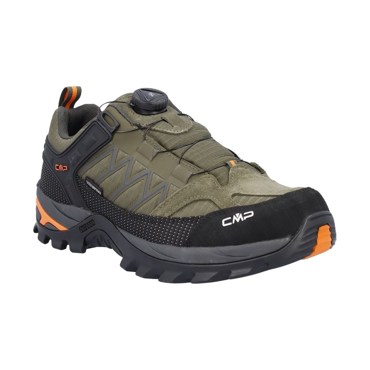 CMP Rigel Low FITGO Trekking WP Olive/Flame da Uomo