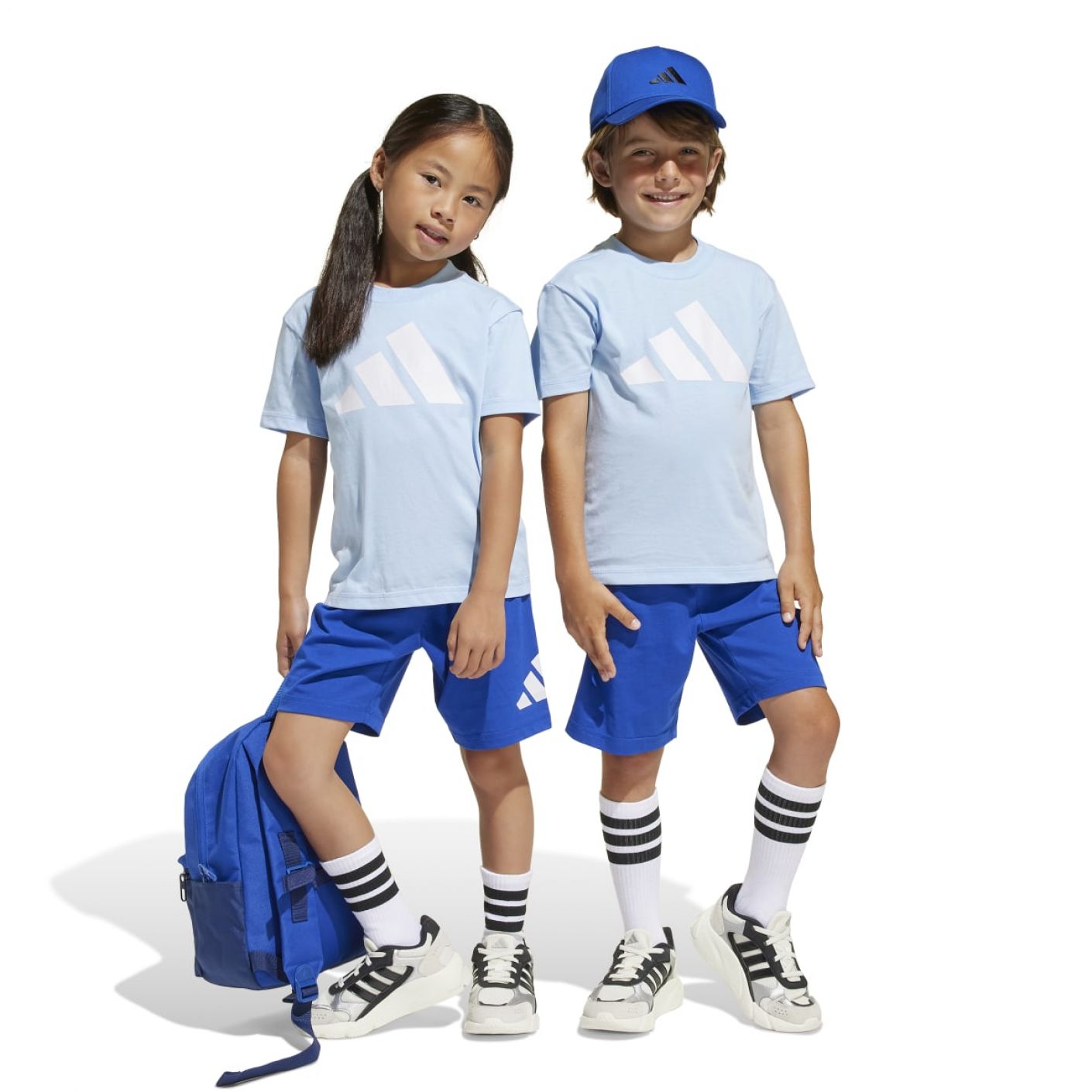 Adidas Essentials Tee Kinder Hellblau 