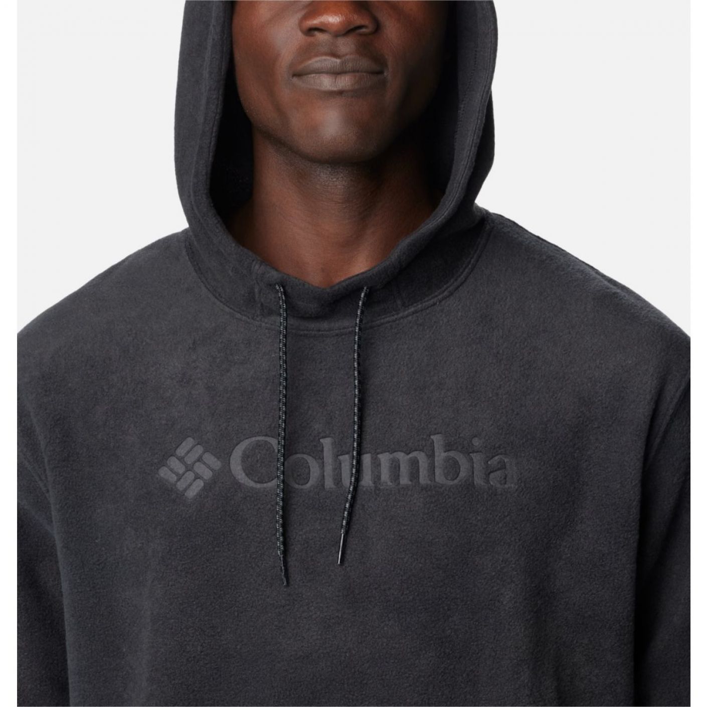 Columbia Pile con cappuccio Steens Mountain Black da Uomo