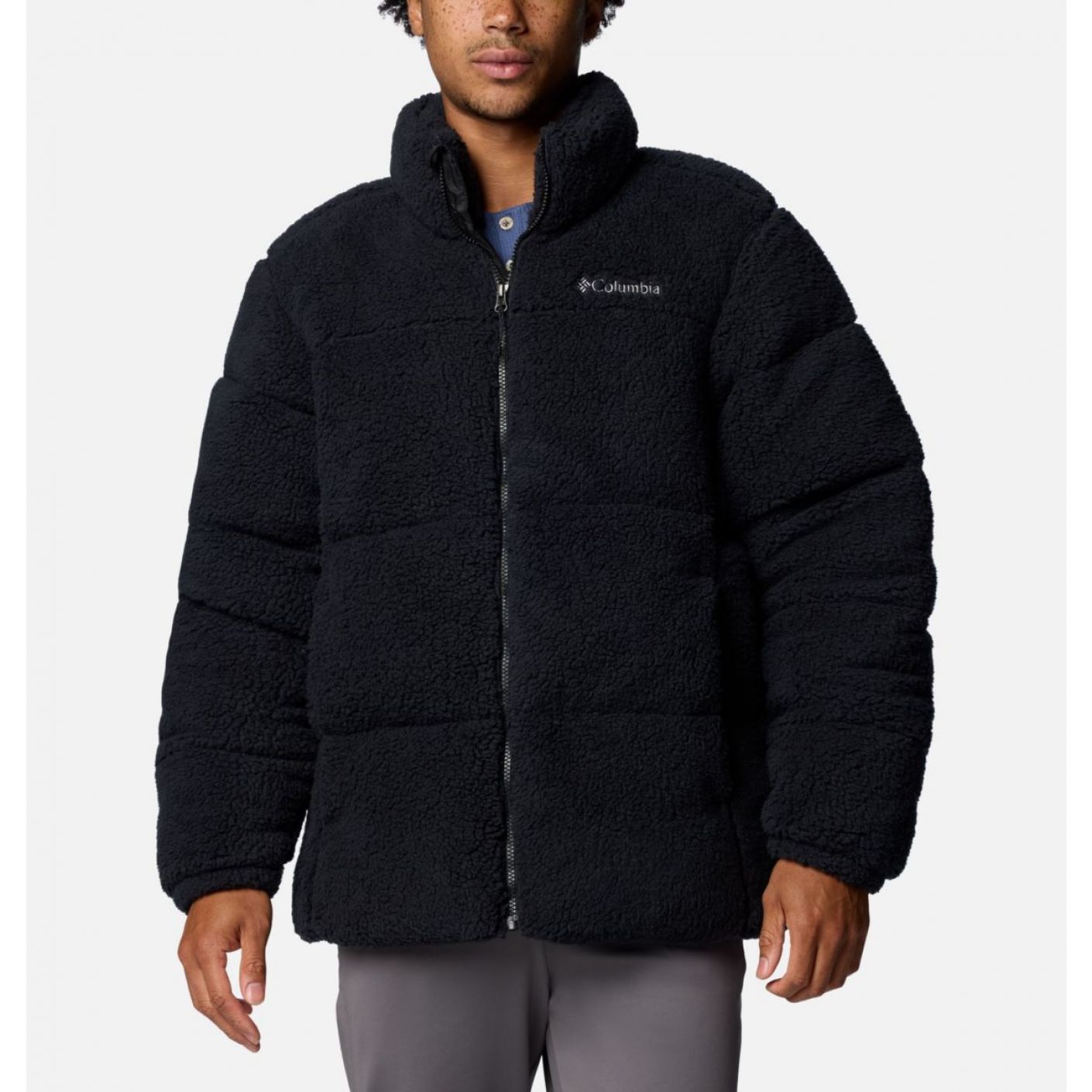 Columbia Giacca imbottita in Sherpa Puffect II Black da Uomo