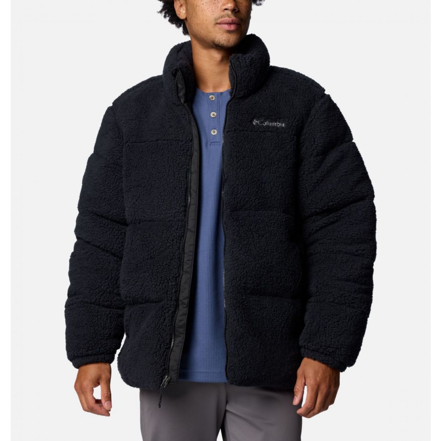 Columbia Giacca imbottita in Sherpa Puffect II Black da Uomo