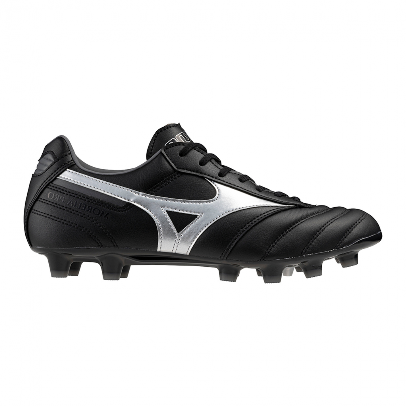 Mizuno Morelia Pro II Black/Galaxy Silver/Dark Shadow da Uomo