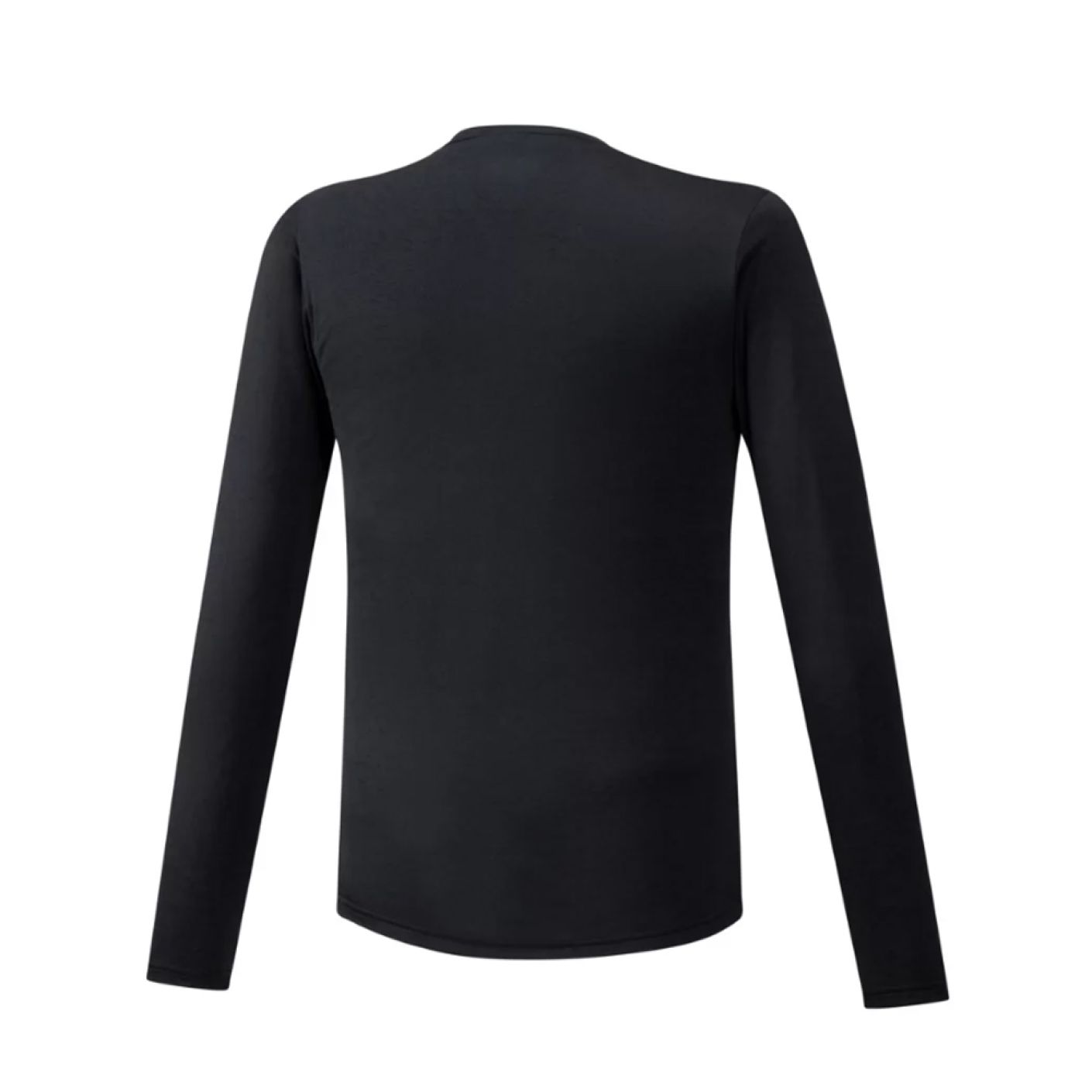 Mizuno Breath Thermo V-Neck Herren Thermoshirt in Schwarz