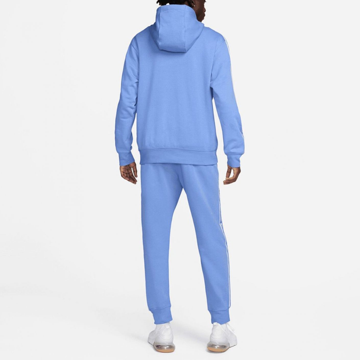 Nike Club Fleece Tuta con Cappuccio e grafica Azzurra da Uomo