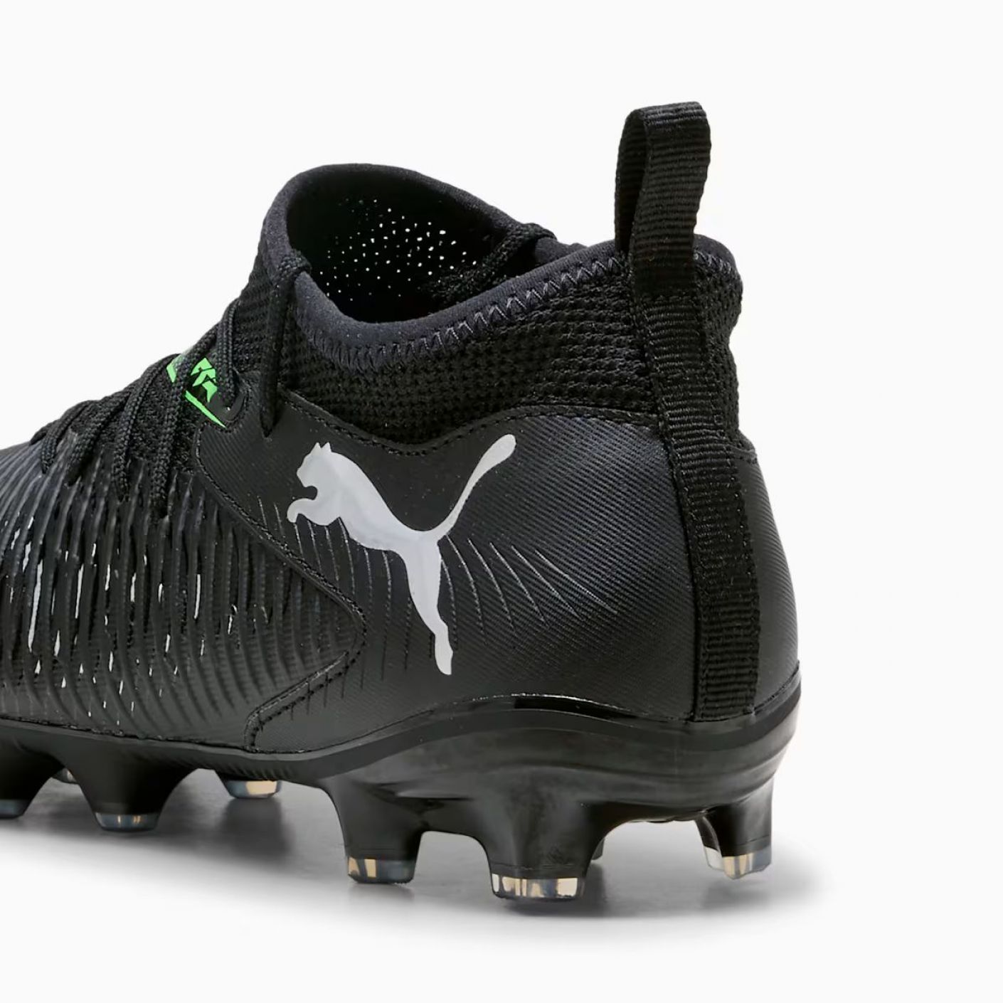 Puma Future 8 Match FG/AG Junior Black/Cool Light Grey/Fluo Green