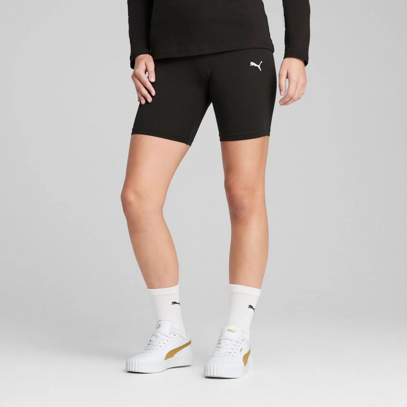 Puma Short Leggings Ess Nero da Donna