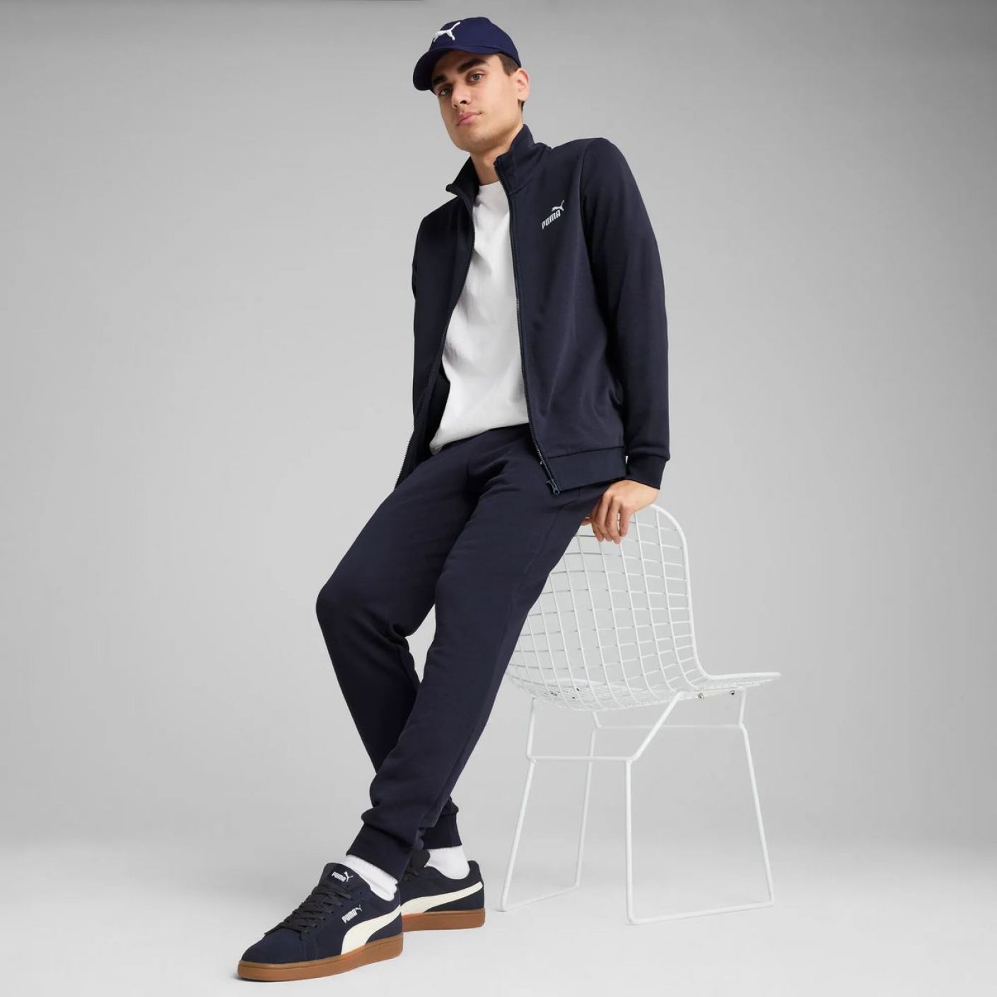 Puma Tuta Essentials Navy da Uomo