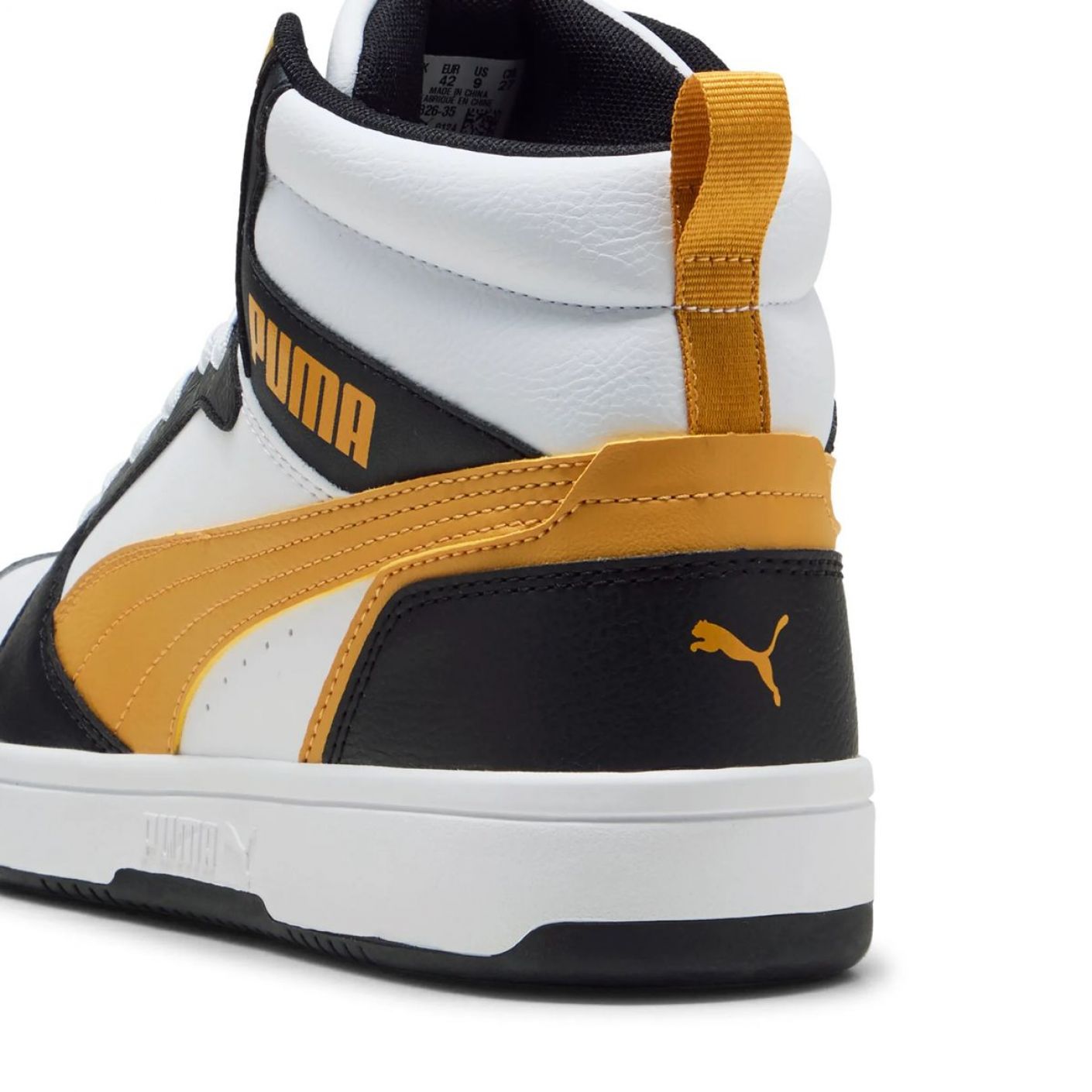 Puma Rebound V6 White/Archive Gold/Black da Uomo