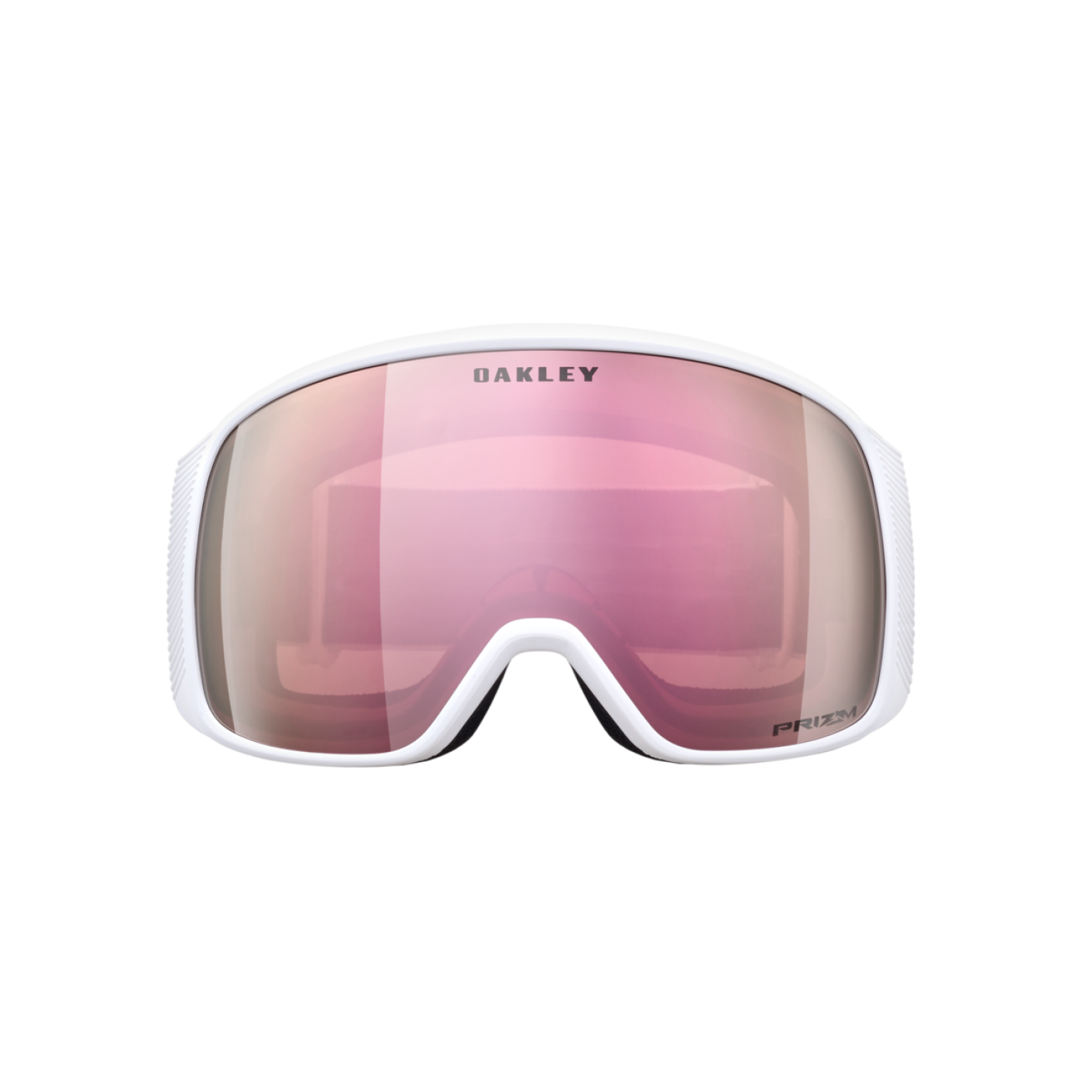 Oakley Flight Tracker L Goggle Prizm Rose Gold Iridium Linse, mattweißes Kopfband