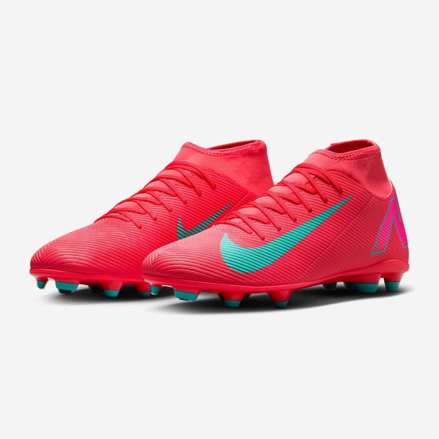 Nike Mercurial Superfly 10 Club FG/MG Ember Glow/Aurora Green da Uomo