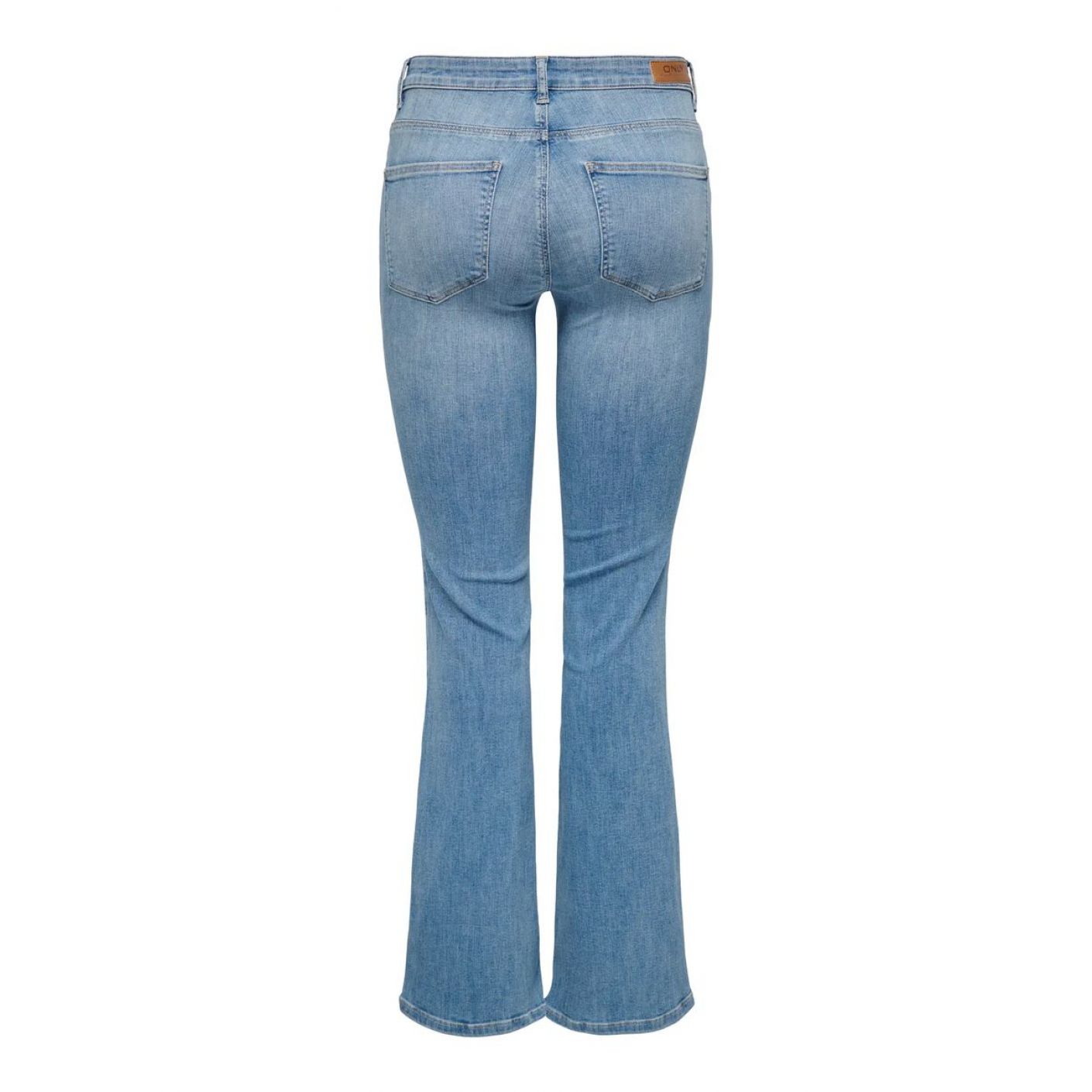 Only Jeans Onlann Mid Flared Hellblau für Damen