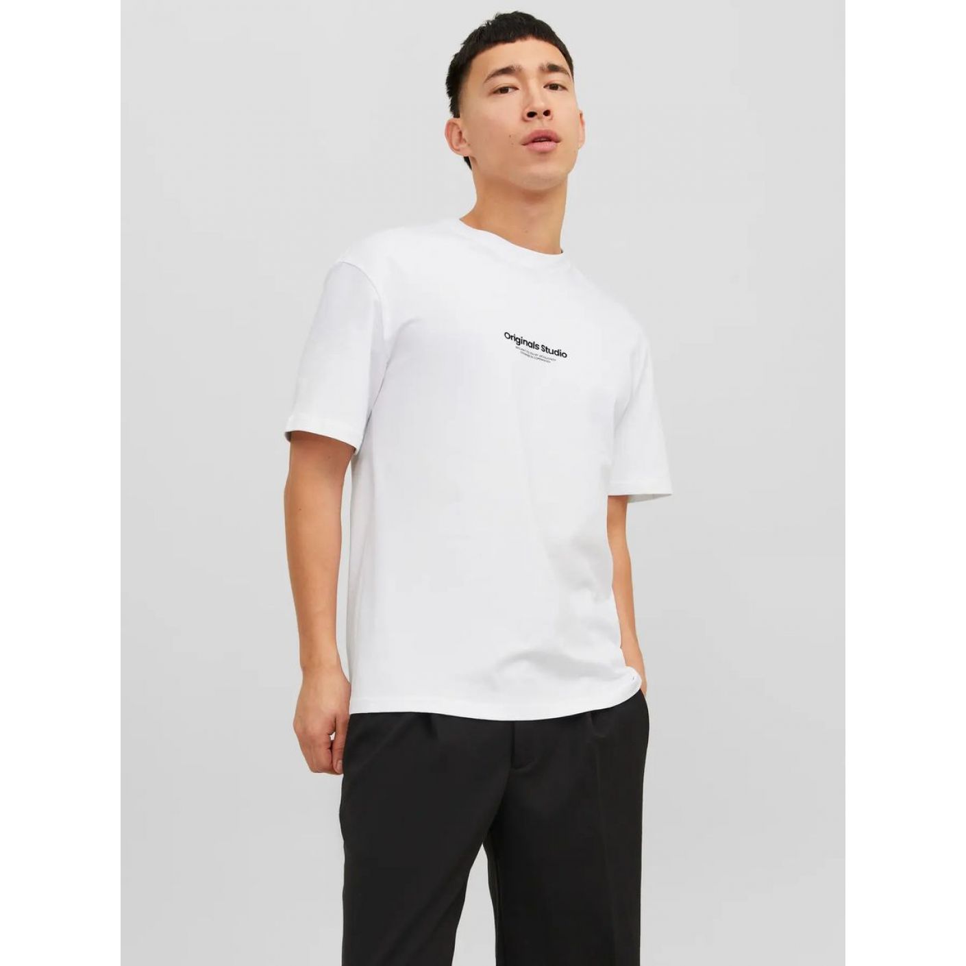 Jack & Jones T-Shirt Jorvesterbro White da Uomo