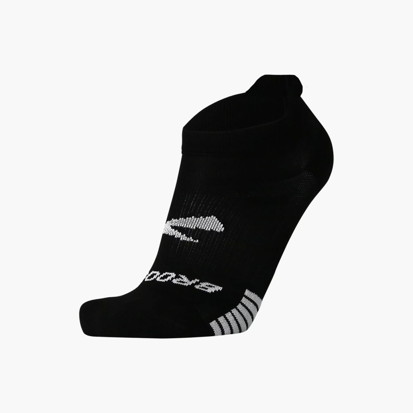 Brooks Ghost Lite No Show Socken 2 Paar Schwarz
