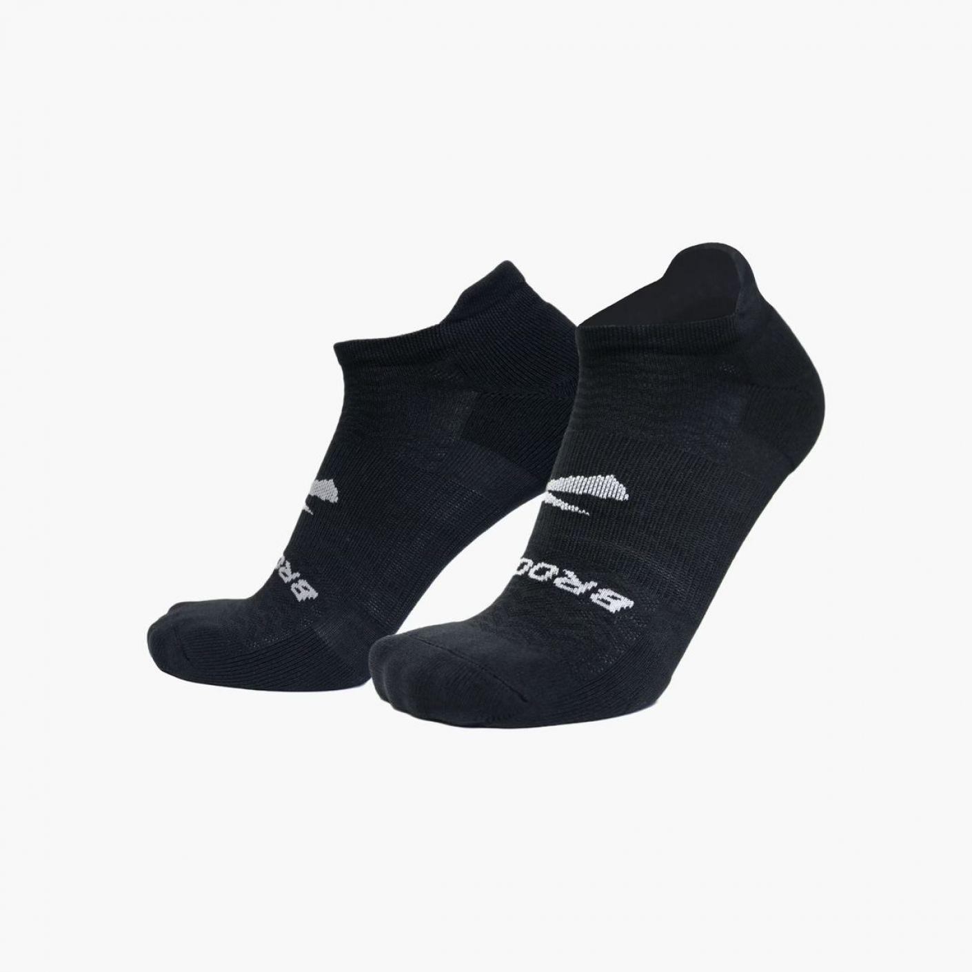 Brooks Run-In No Show Socken 3 Paar Schwarz