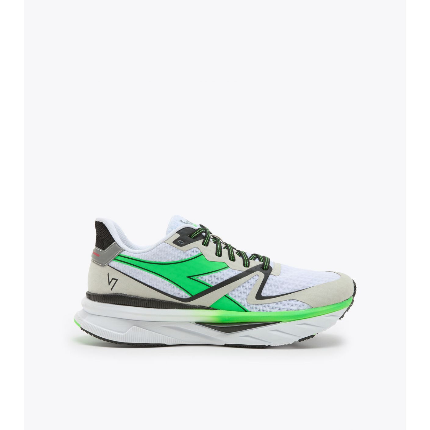 Diadora Atomo V7000 Bianco/Verde Fluo/Nero da Uomo