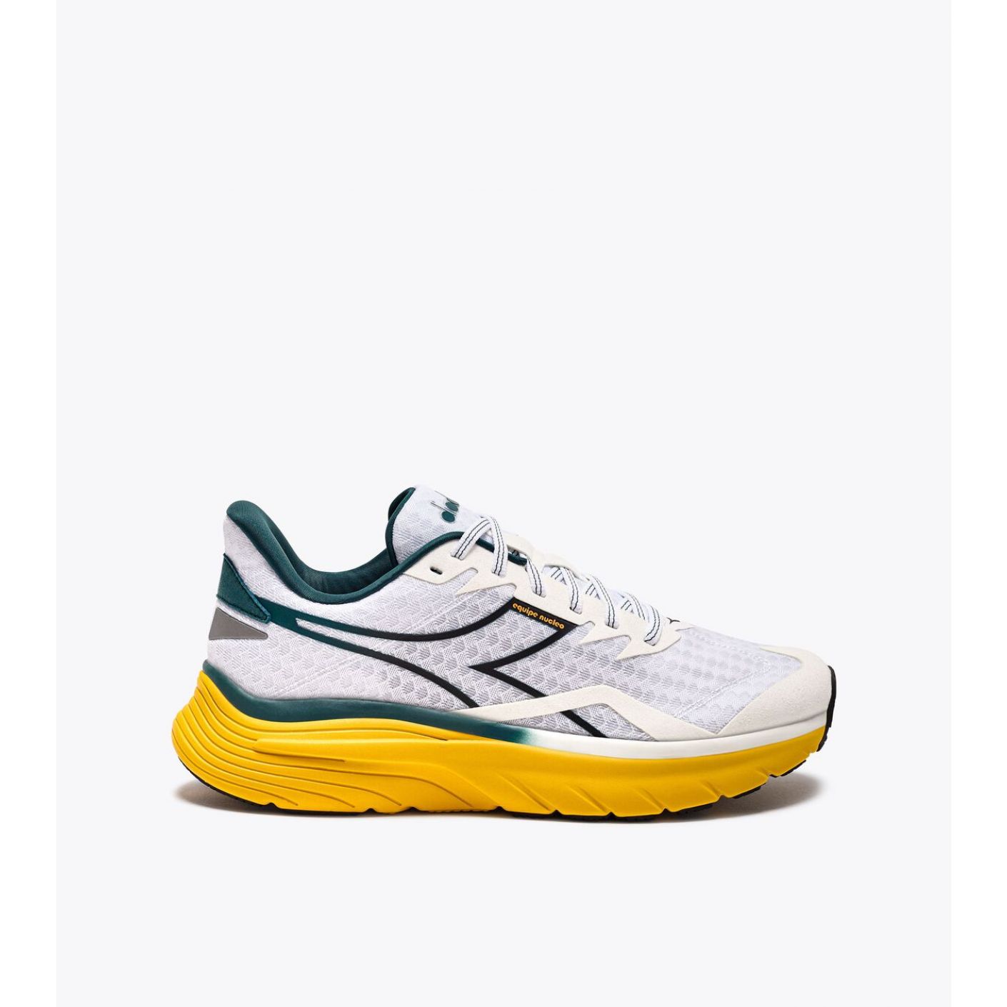 Diadora Equipe Nucleo Bianco/Blu Costa/Arancio Kumquat da Uomo