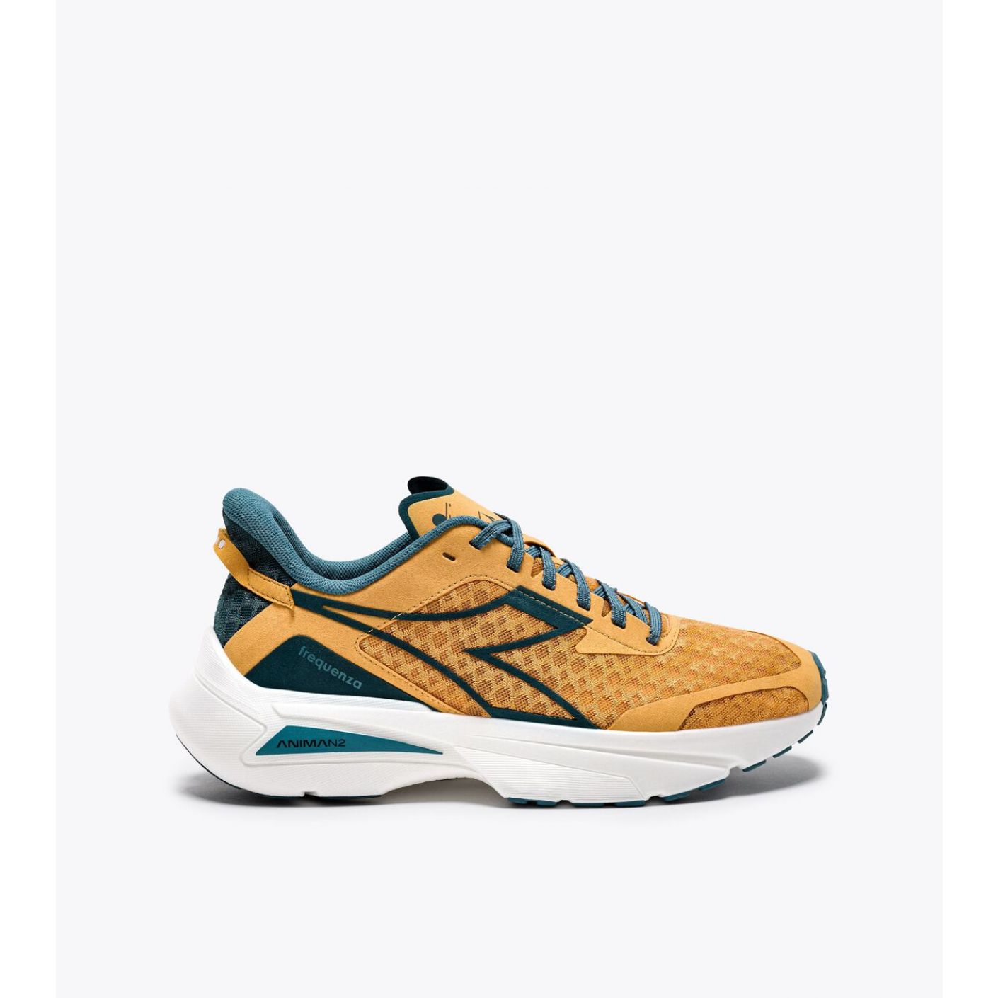 Diadora Frequenza Arancio Kumquat/Blu Costa Pacific da Uomo