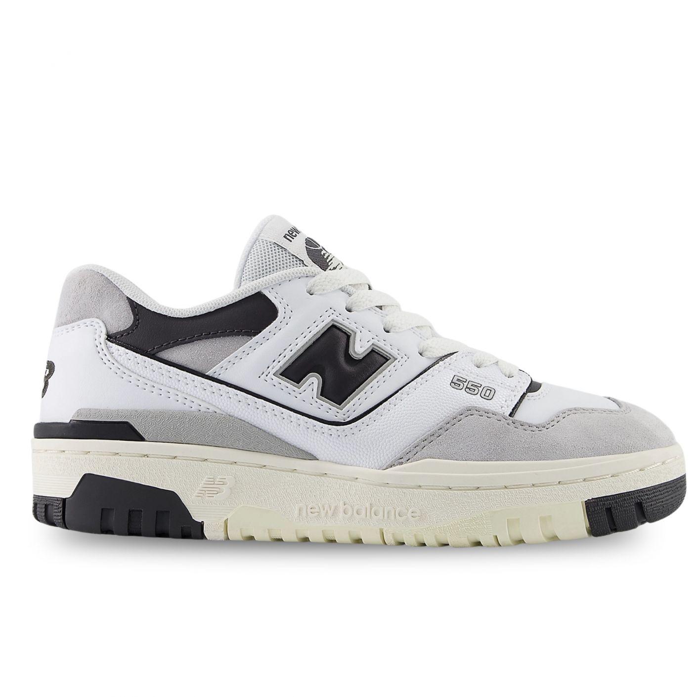 New Balance 550 White/Black da Bambini