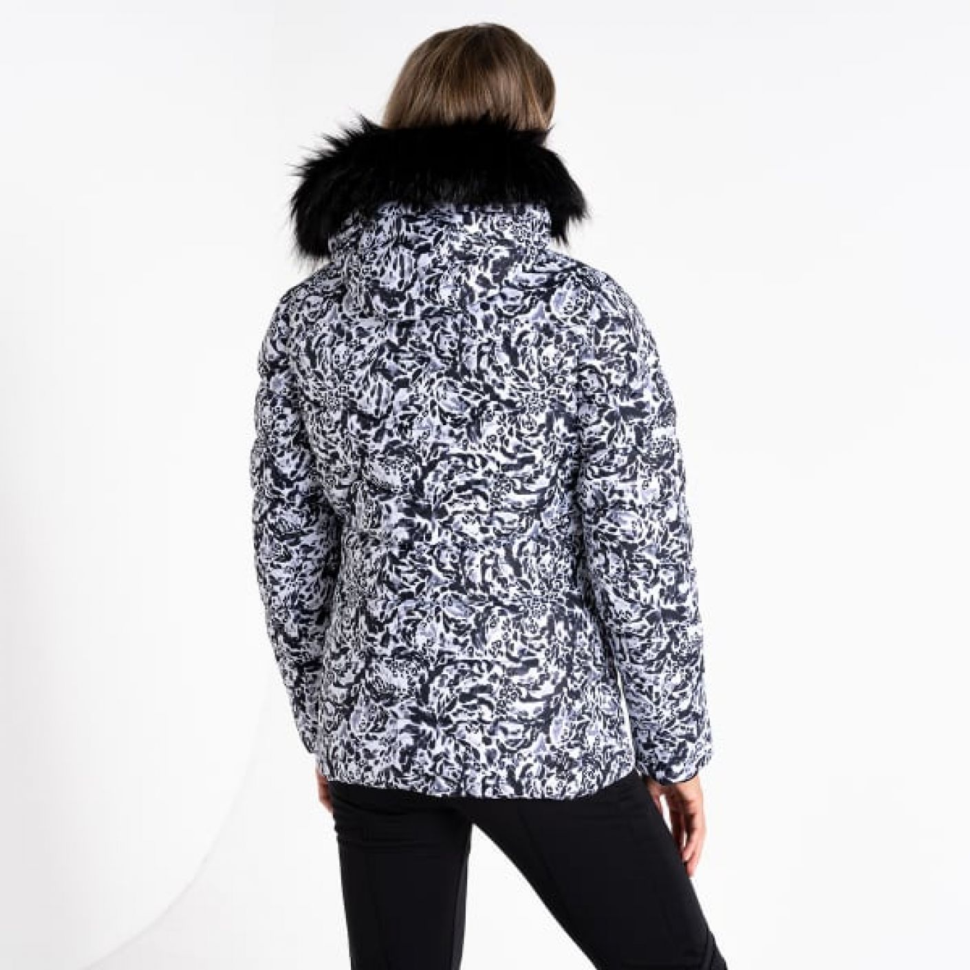 Dare2b Damen Glamorize III Skijacke Weiß/Schwarz