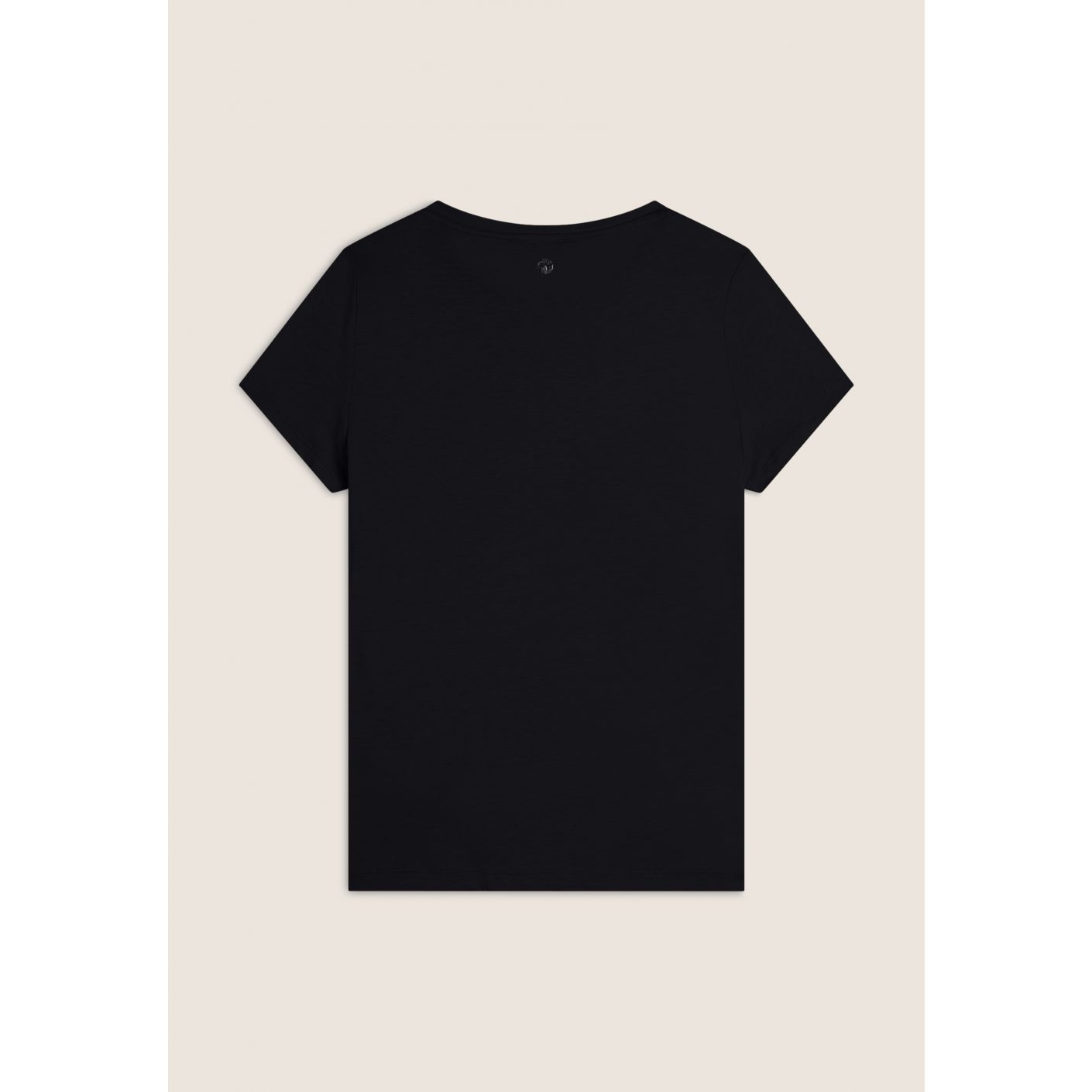 Freddy T-Shirt regular con grafica oro Nera da Donna