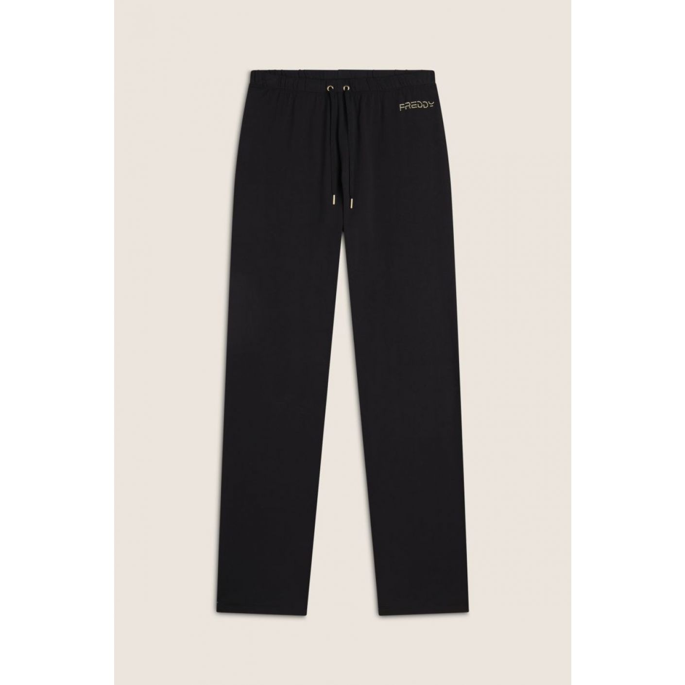 Freddy Pantaloni regular fit con gamba dritta Neri da Donna