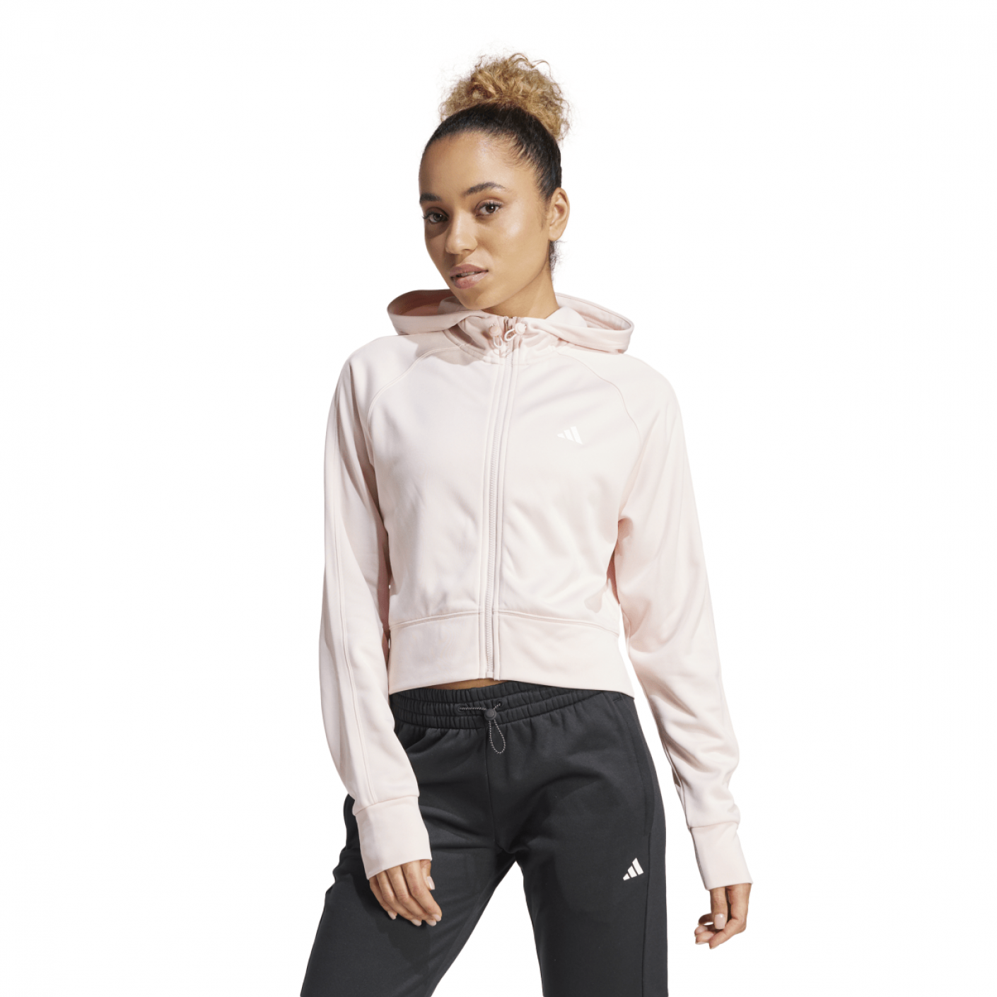 Adidas Aeroredy Game and Go Full Zip Hoodie rosa Damen