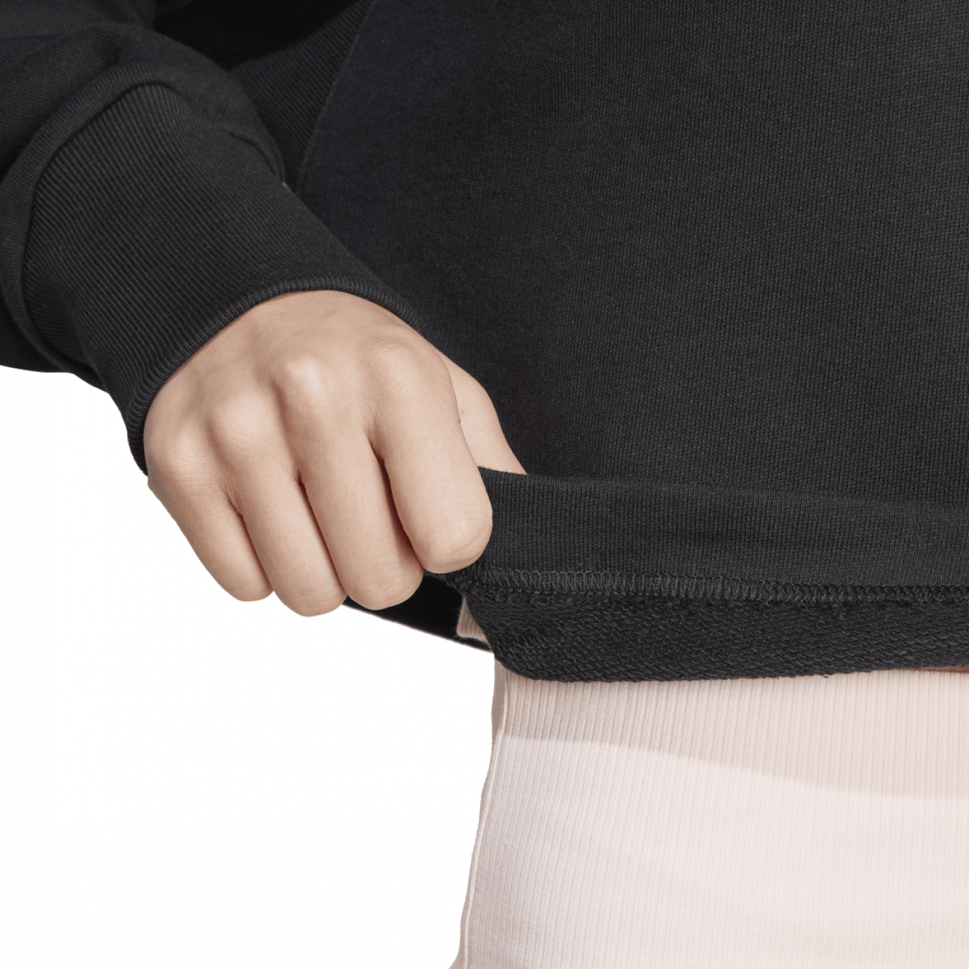 Adidas All Szn French Terry Polo Black Women's Sweatshirt