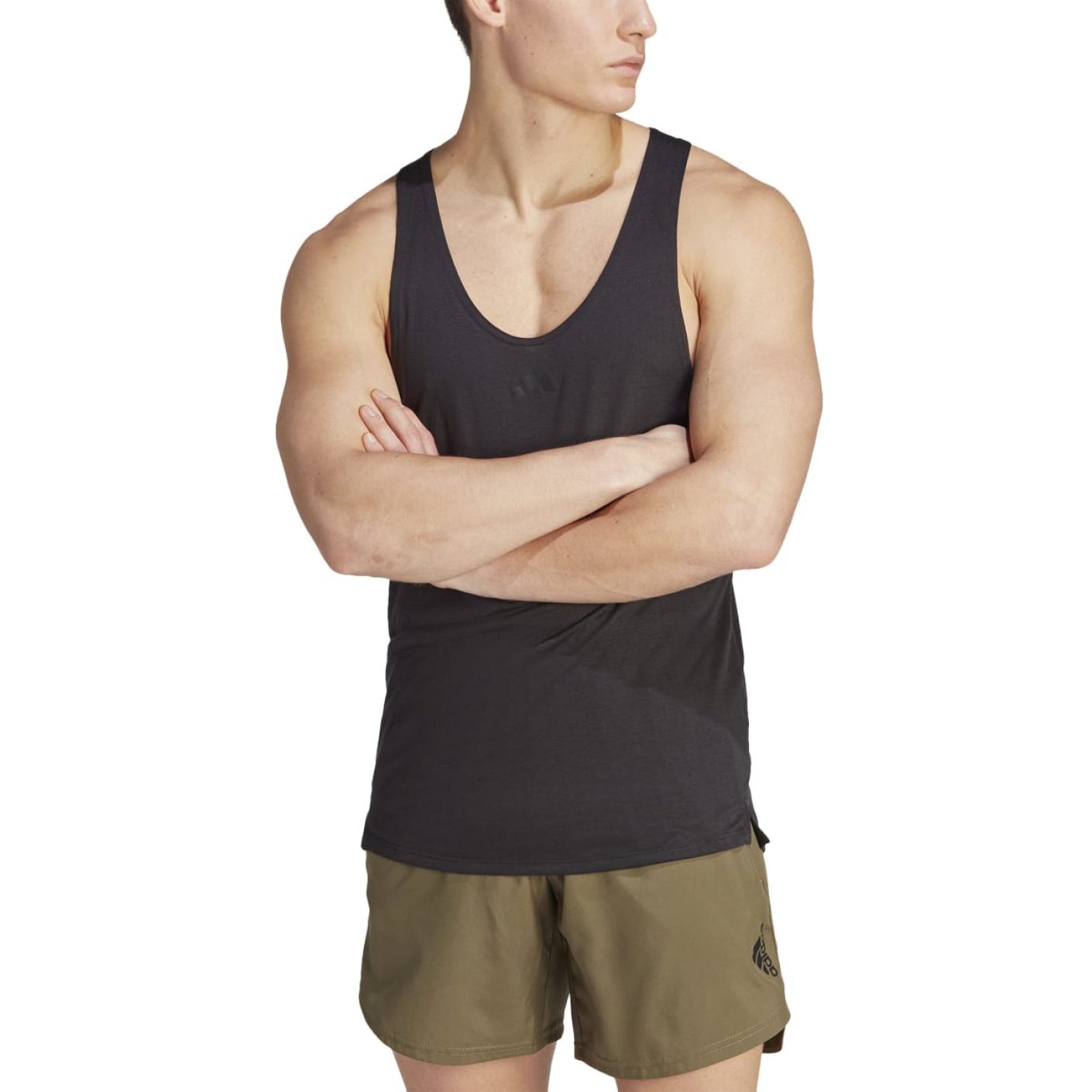 Adidas Canotta Workout Stringer Nera da Uomo