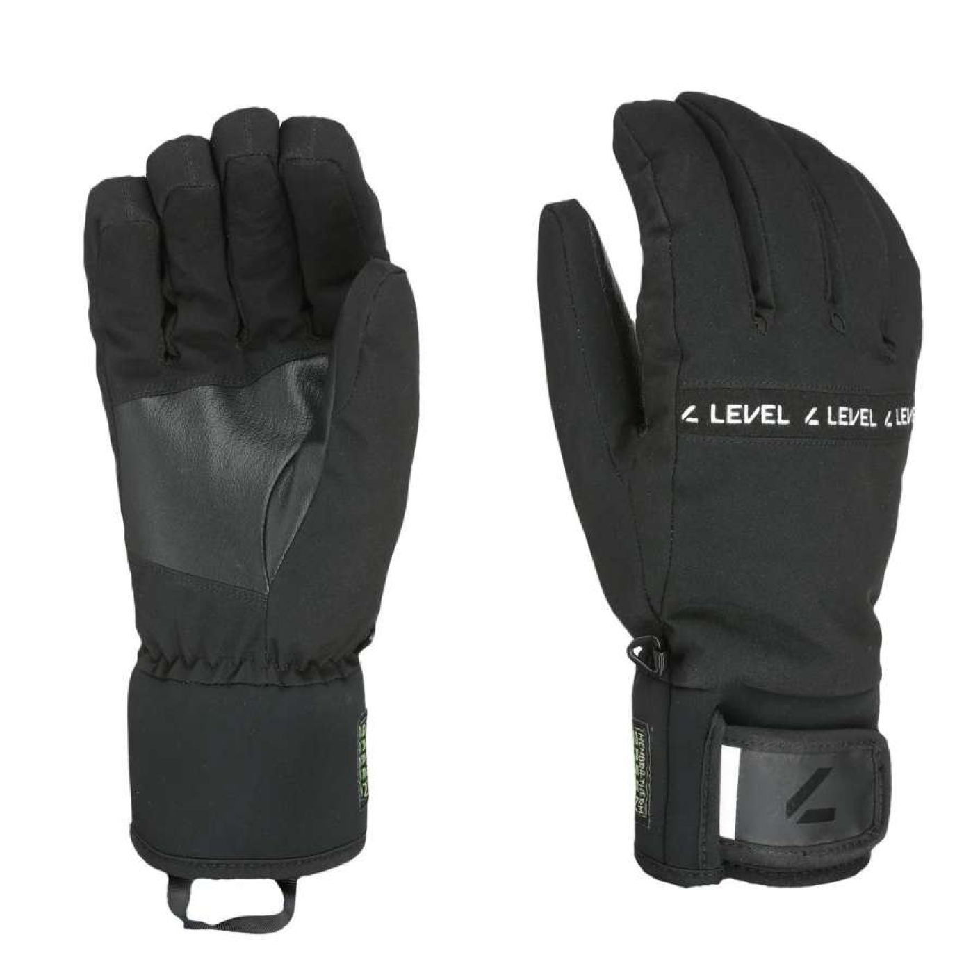 Level Guanti Sci Hawk Black da Uomo