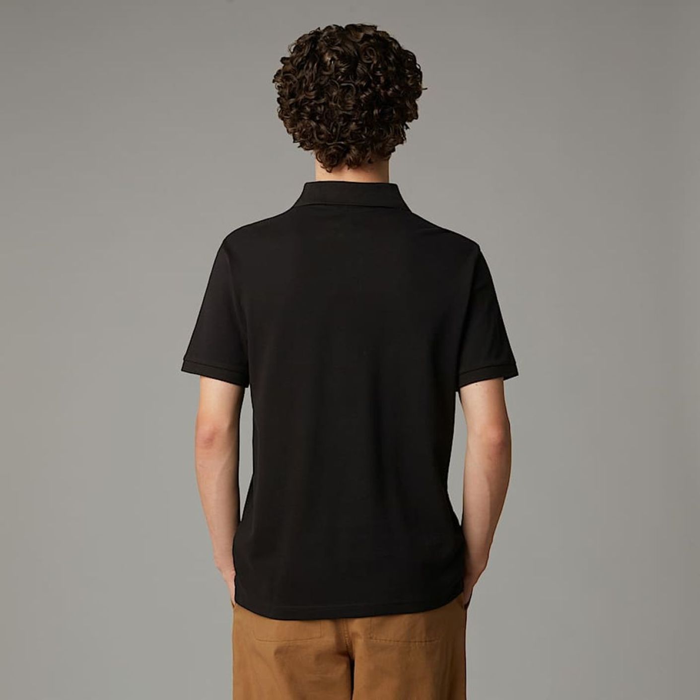The North Face Polo Essential Regular Schwarz für Herren