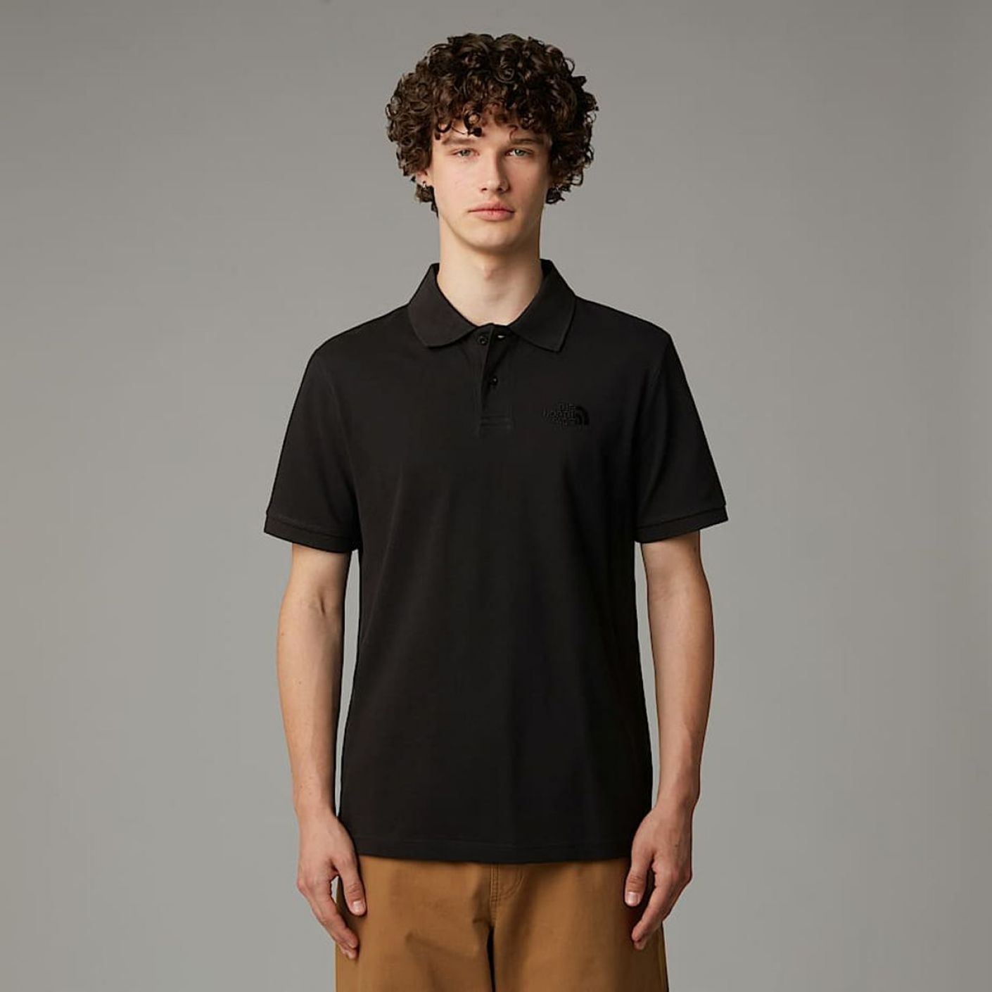 The North Face Polo Essential Regular Schwarz für Herren