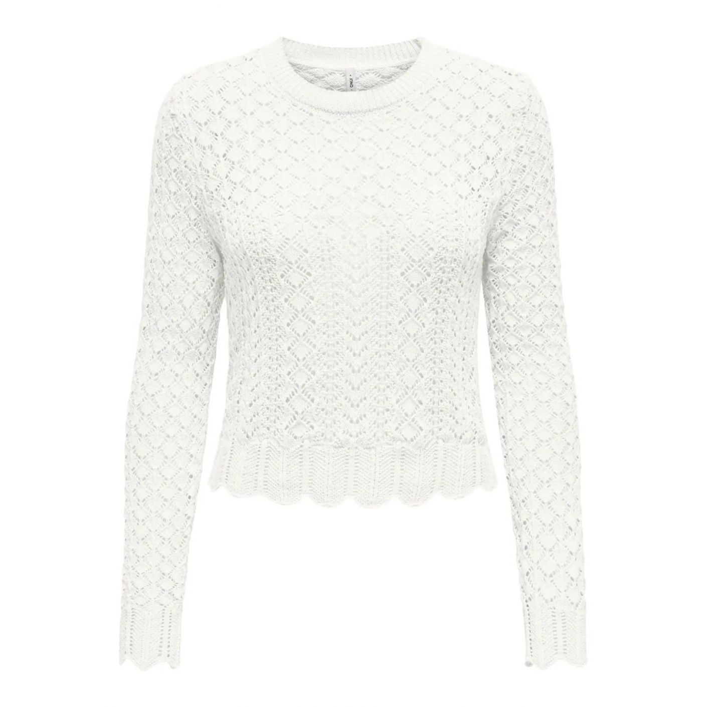 Only Pullover Onlsaga Cloud Dancer für Damen