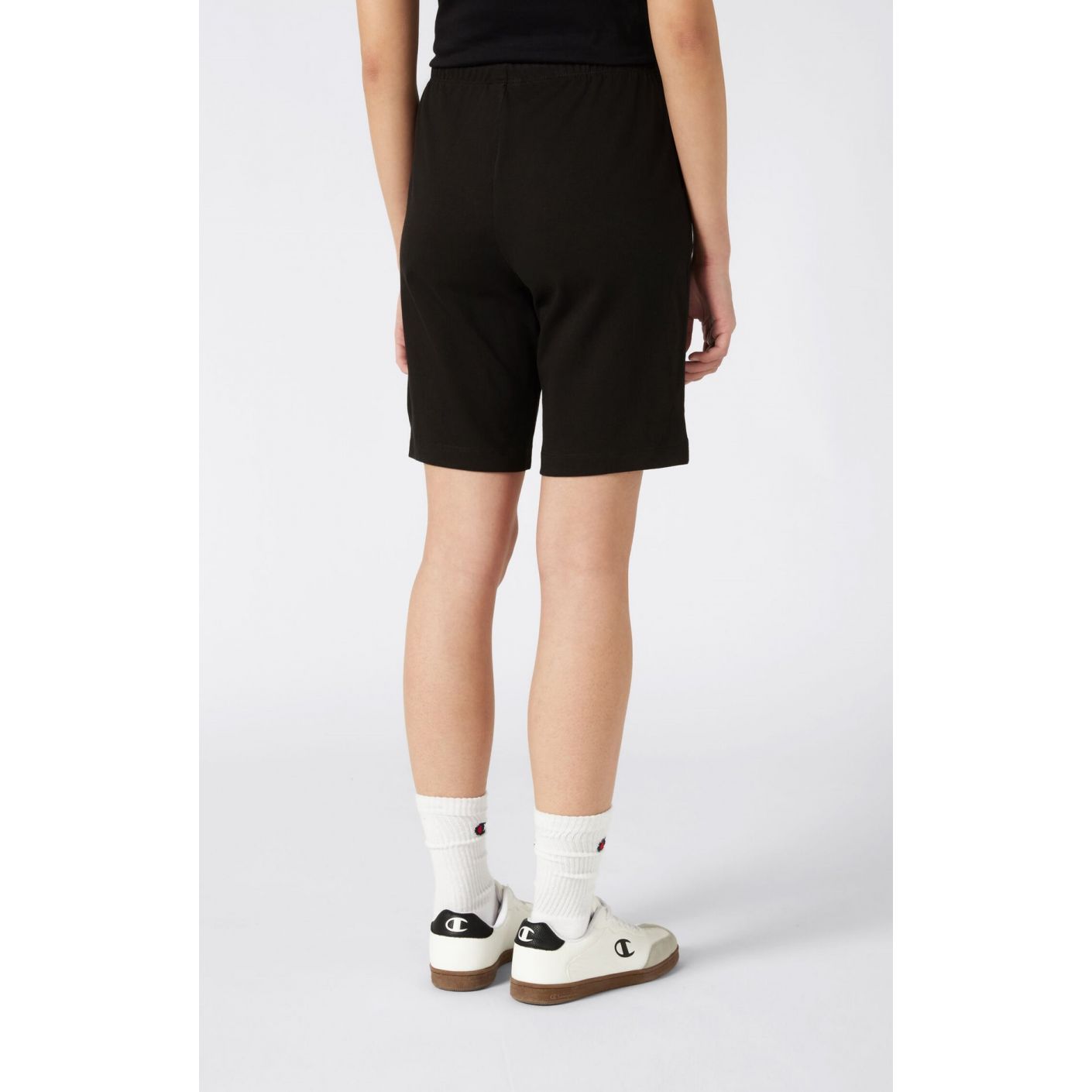 Champion Bermuda slim fit con logo Nero da Donna