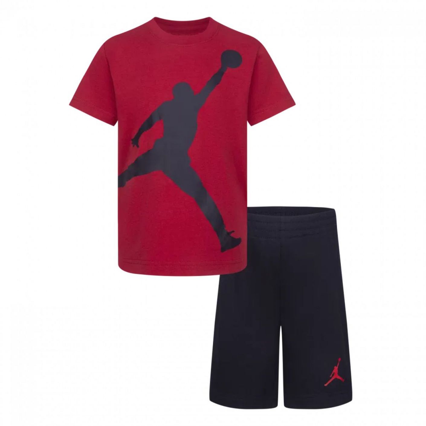 Nike Jordan Jumpman Jumbo Kinder-Outfit in Rot/Schwarz