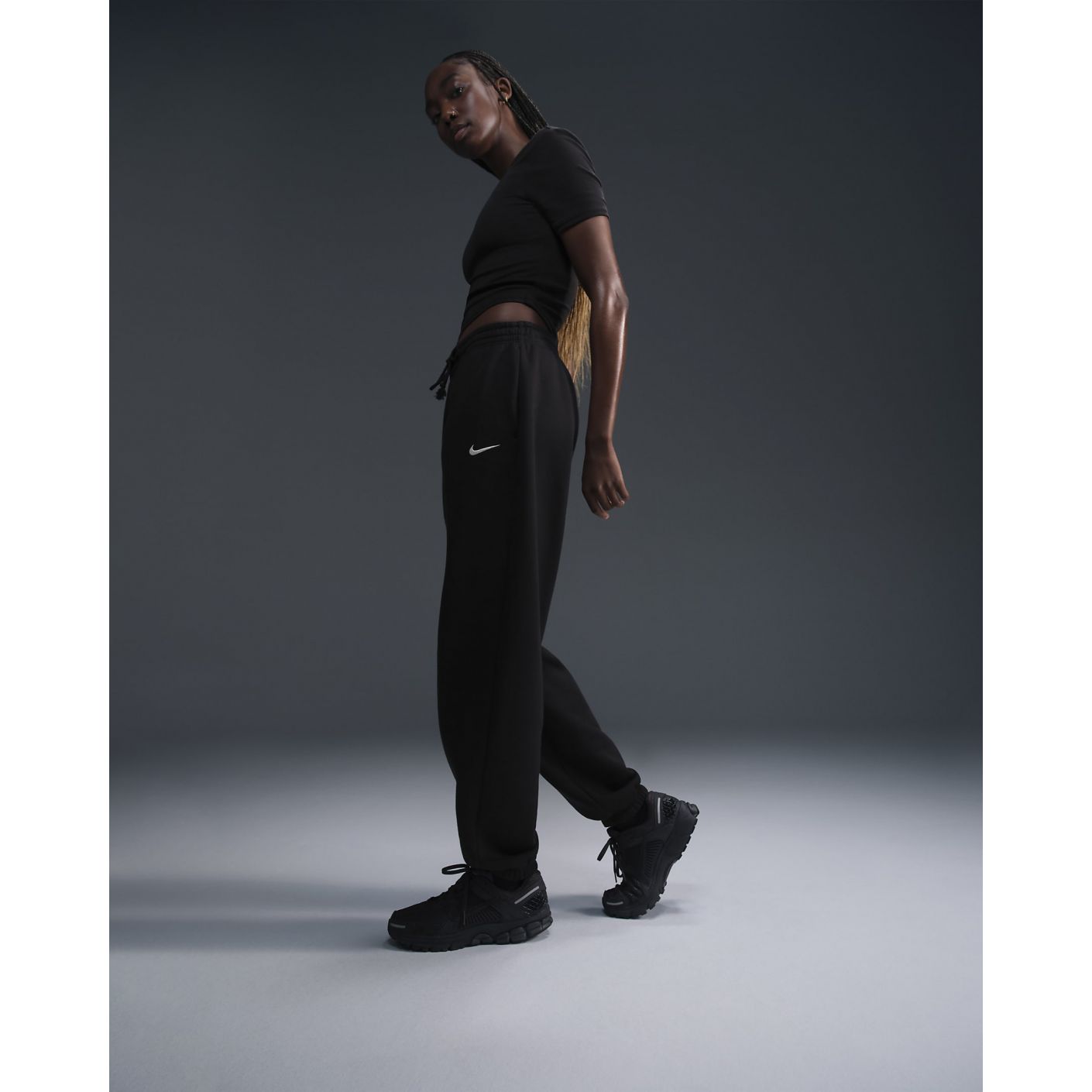 Nike Women's Sportswear Phoenix Fleece Pants Black