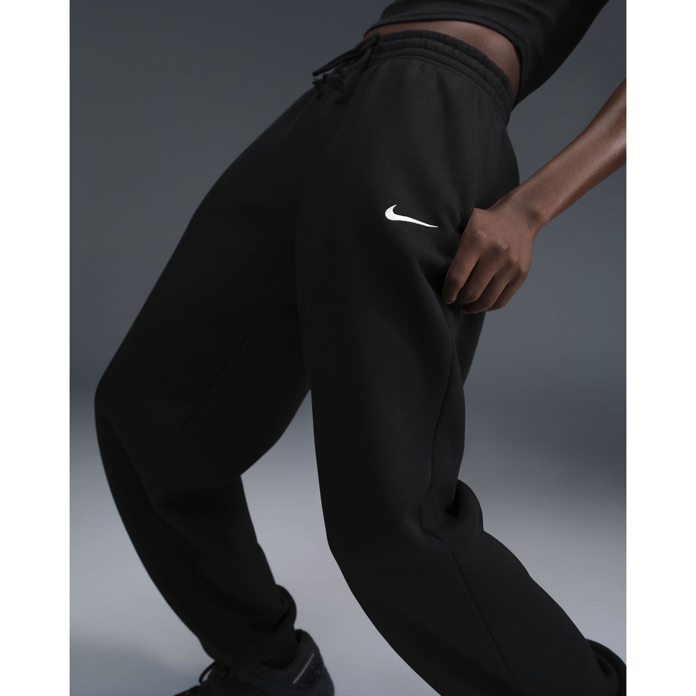 Nike Damen Sportswear Phoenix Fleecehose Schwarz