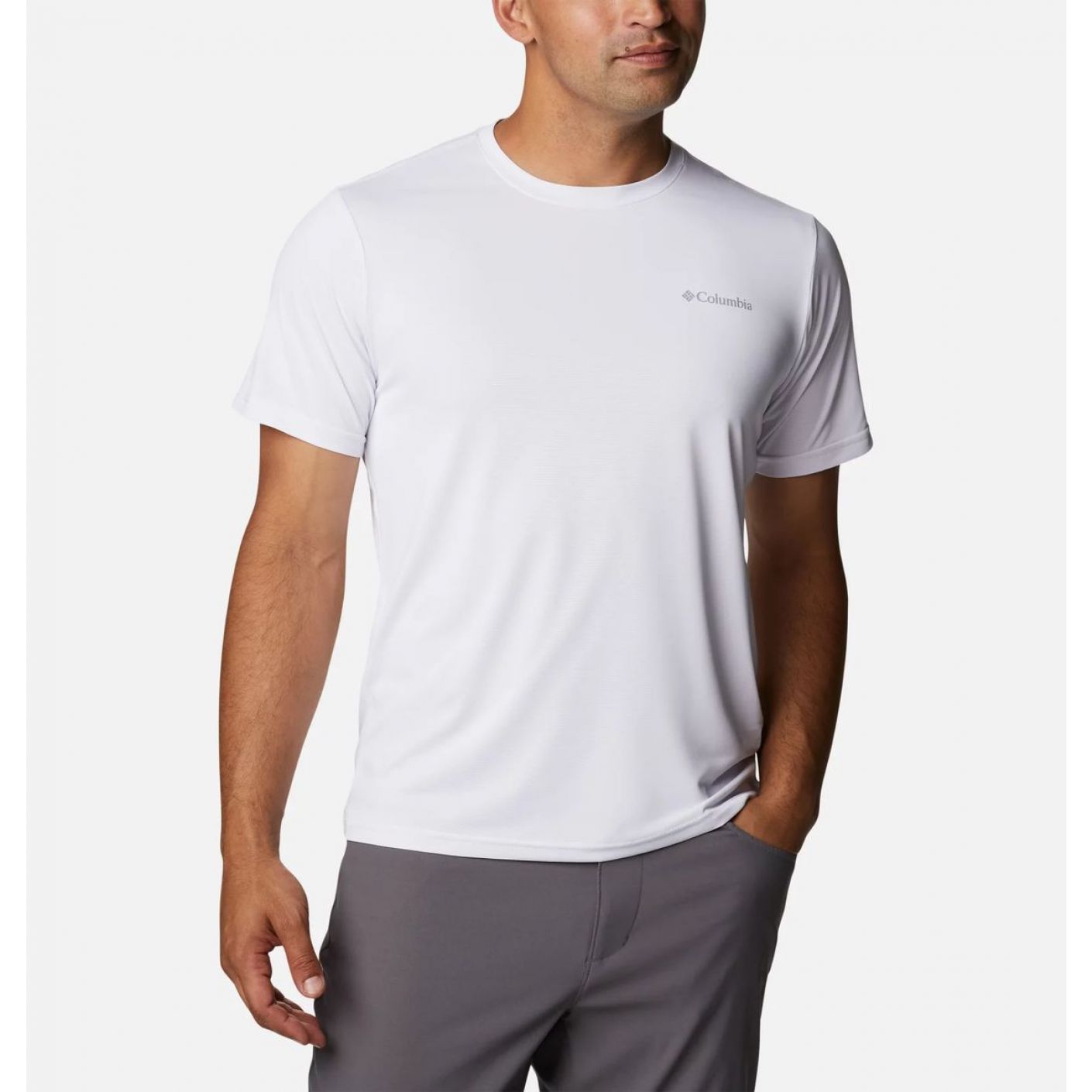 Columbia T-Shirt Hike White da Uomo