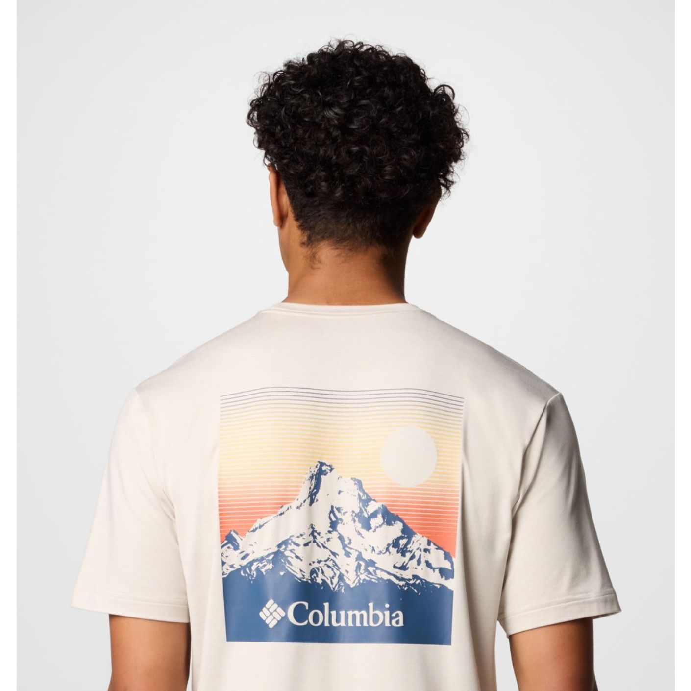 Columbia Kwick Hike Dark Stone/Linear View Multi Printed T-Shirt für Herren 