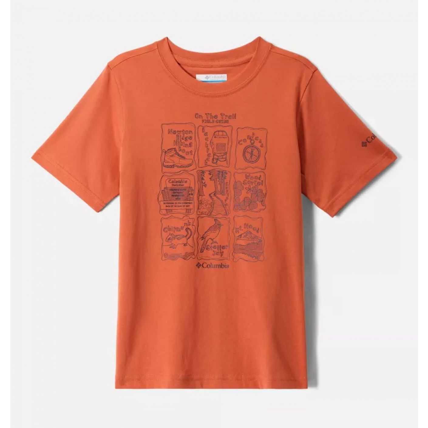 Columbia Valley Creek Tuscan/Hike Guide T-Shirt für Jungen