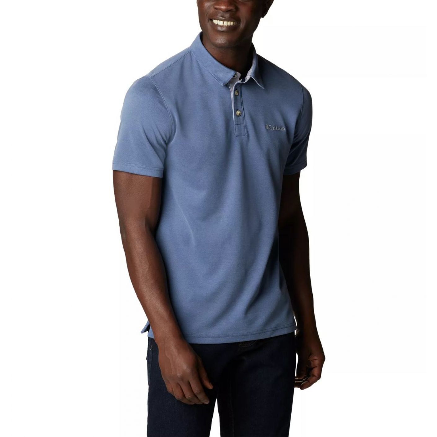 Columbia Polo Nelson Point Dark Mountain da Uomo