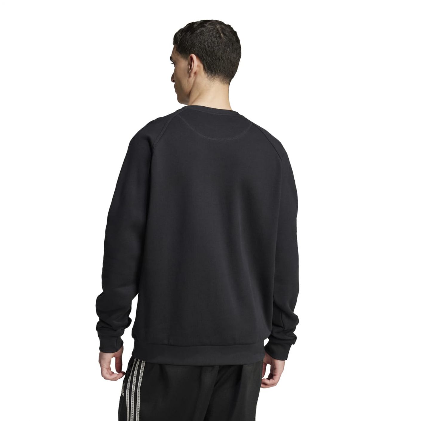 Adidas Essentials Frech Terry Trefoil Herren-Sweatshirt in Schwarz