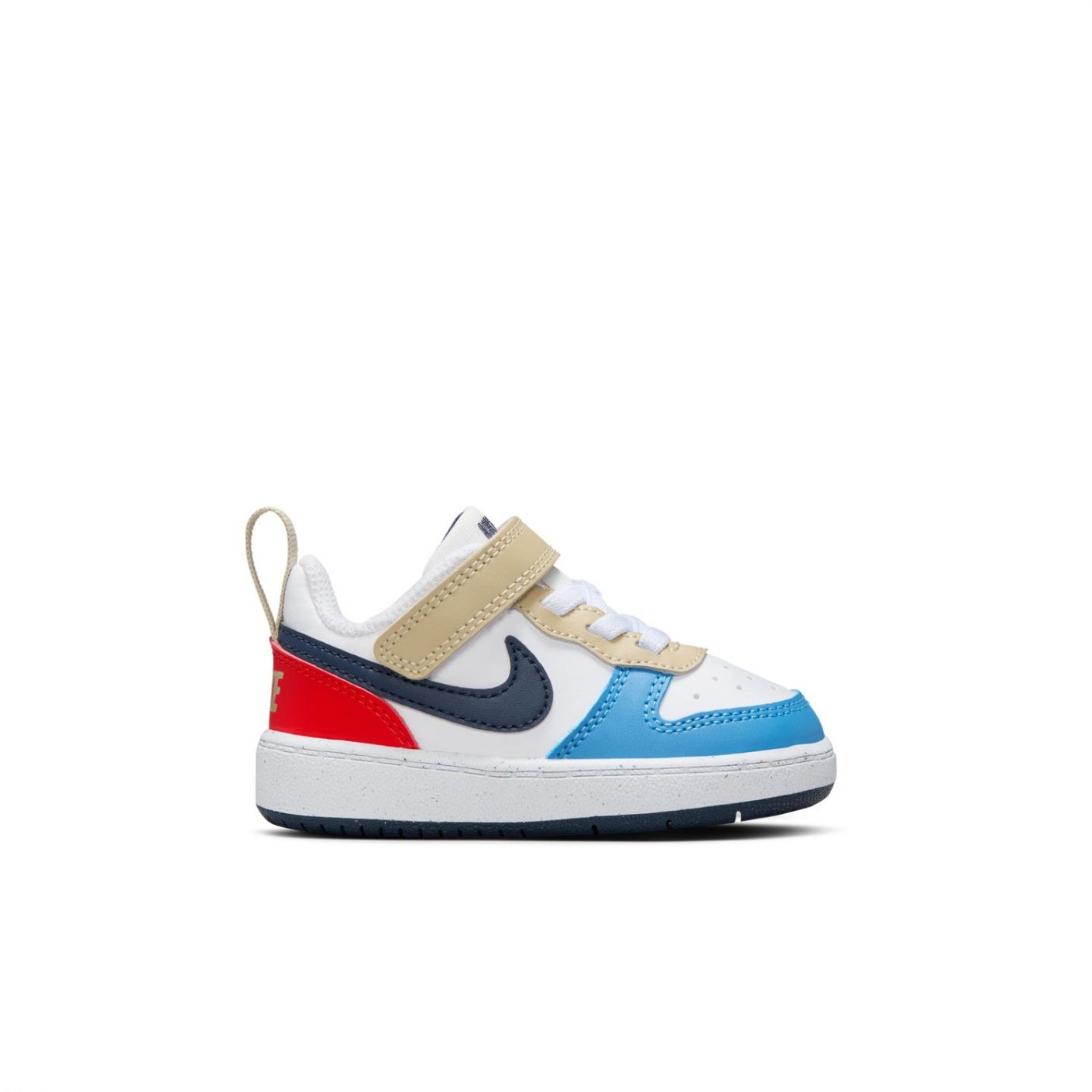 Nike Court Borough Low Recraft Weiß/Donnerblau/Hellrot