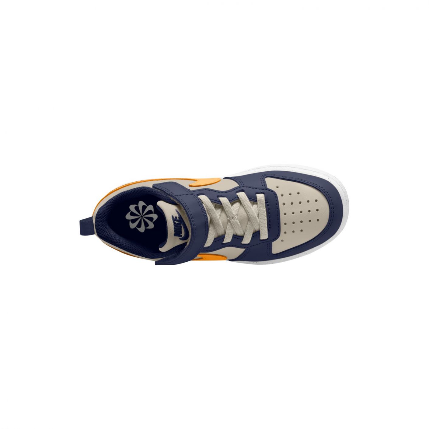 Nike Court Borough Low Recraft Lt Orewood Brn/Orange Peel/Midnight Navy