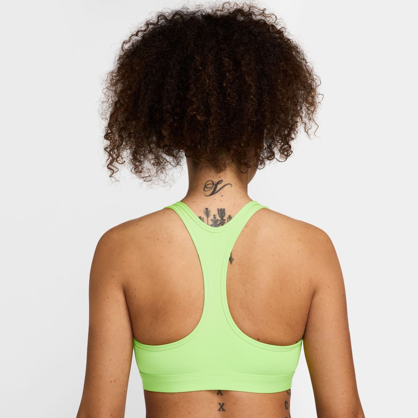 Nike Swoosh Light Support BH ungepolstert Damen Barely Volt/Weiß