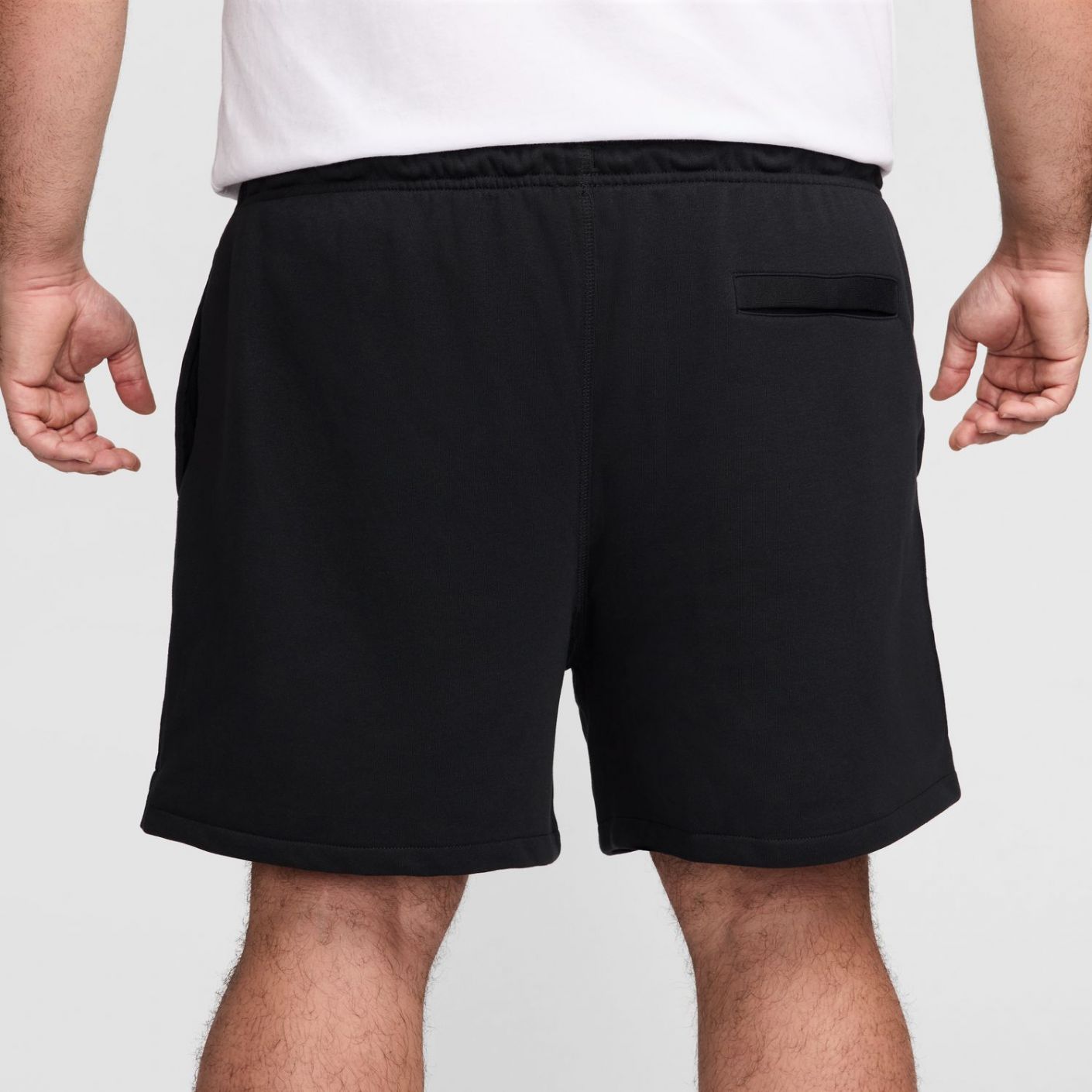 Nike Short Flow in French Terry Nero da Uomo