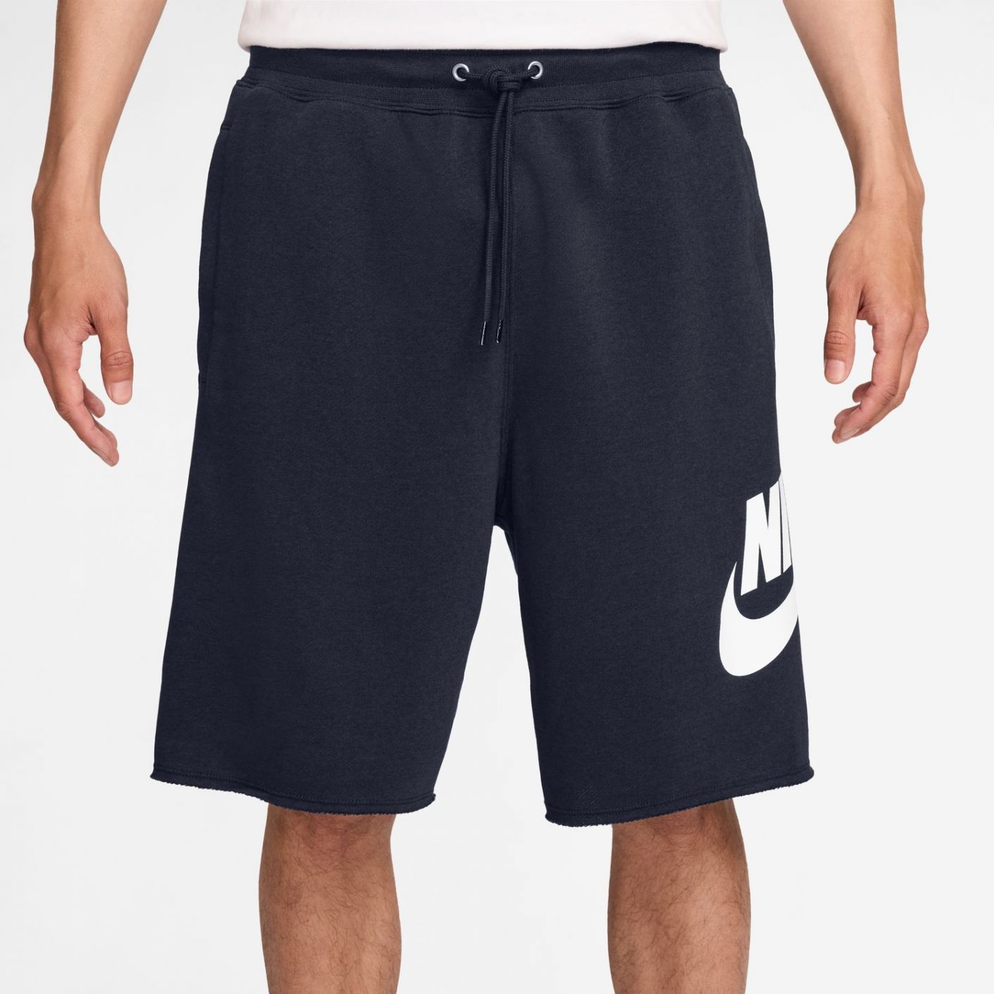 Nike Short Alumni in French Terry Blue/White da Uomo