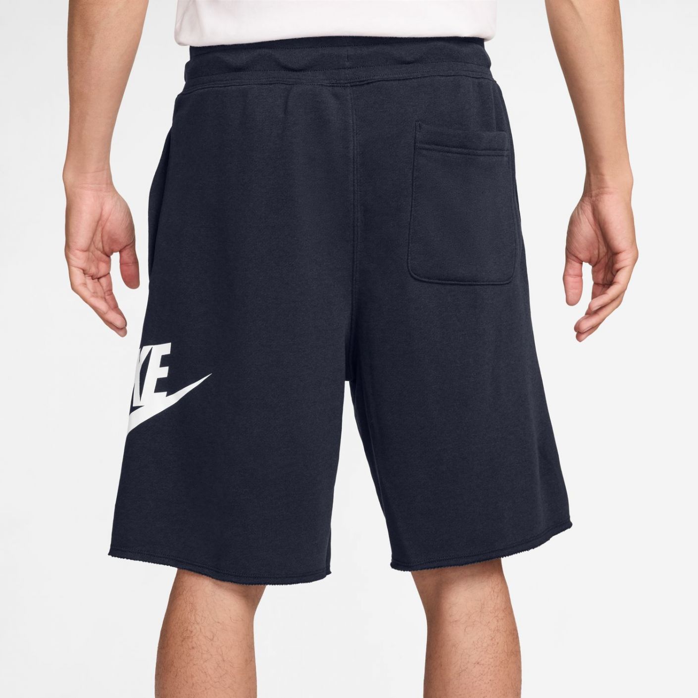 Nike Short Alumni in French Terry Blue/White da Uomo