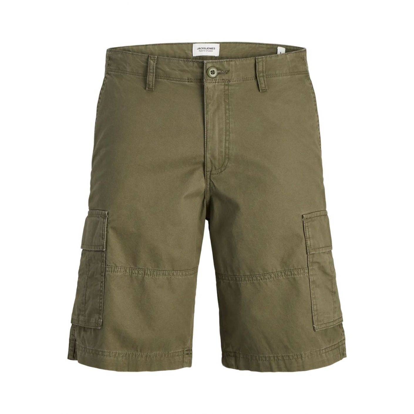 Jack & Jones Herren Mateo Mid Cargo Shorts in Olive Night